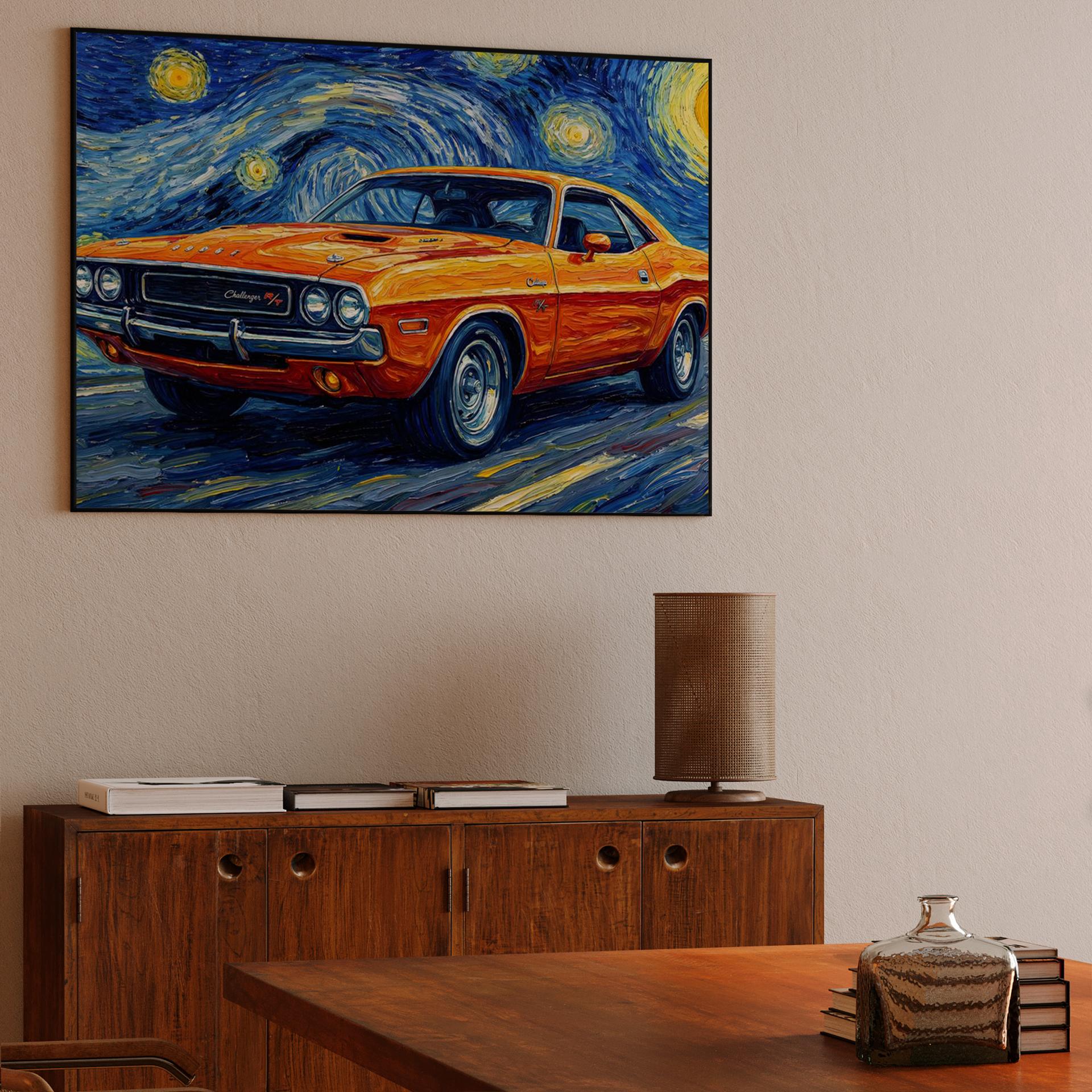 Starry Night Mopar: Challenger R/T