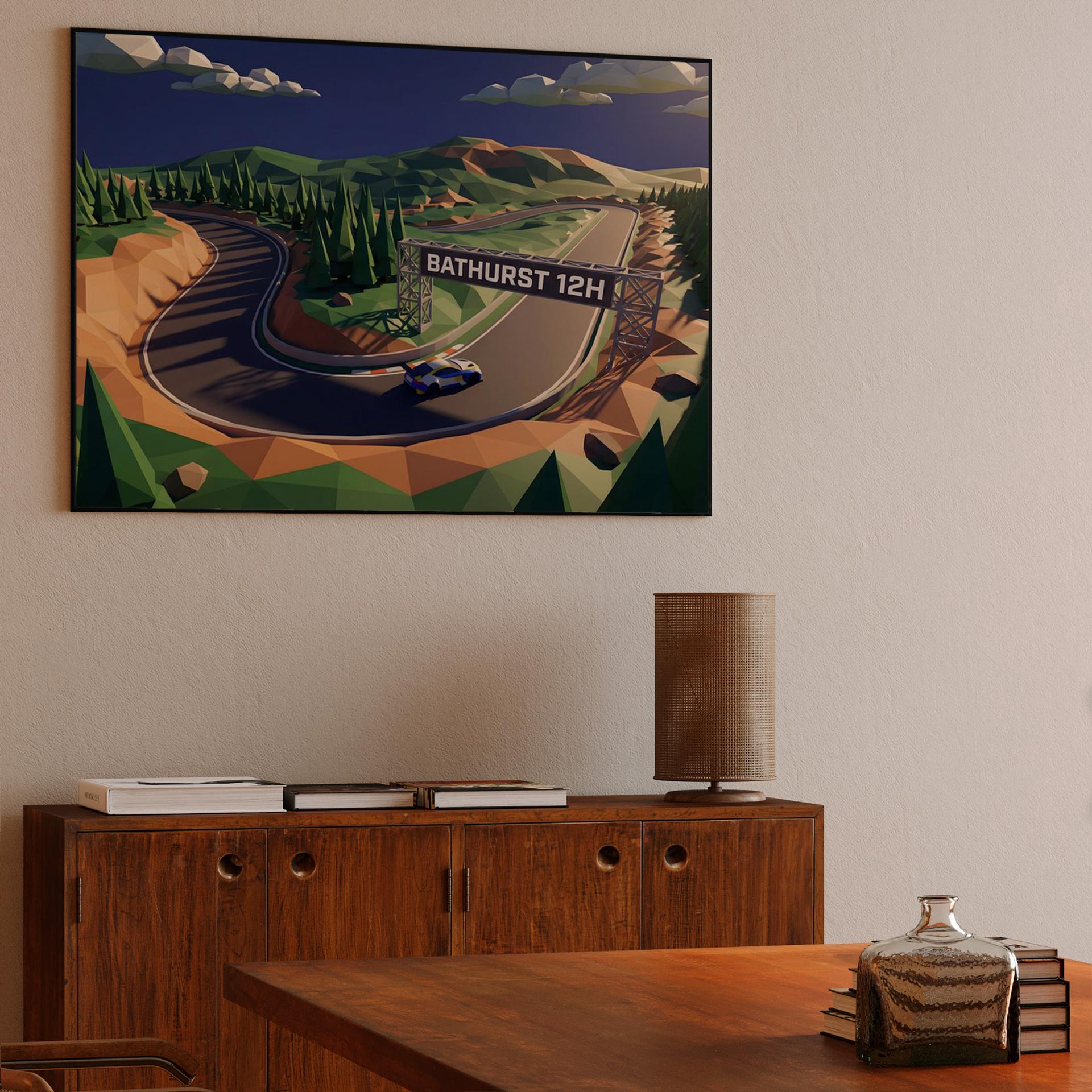 Bathurst 12h Low-Poly Mountain Run