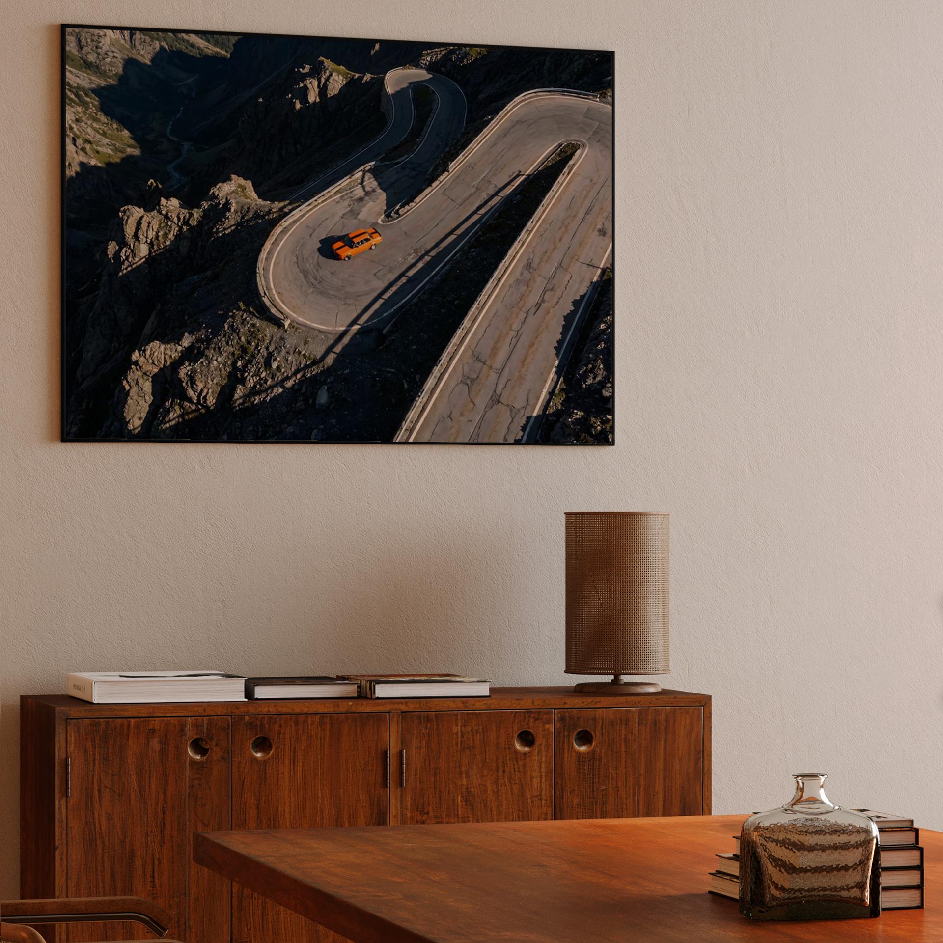 BMW 2002 Turbo Aerial Mountain Pass