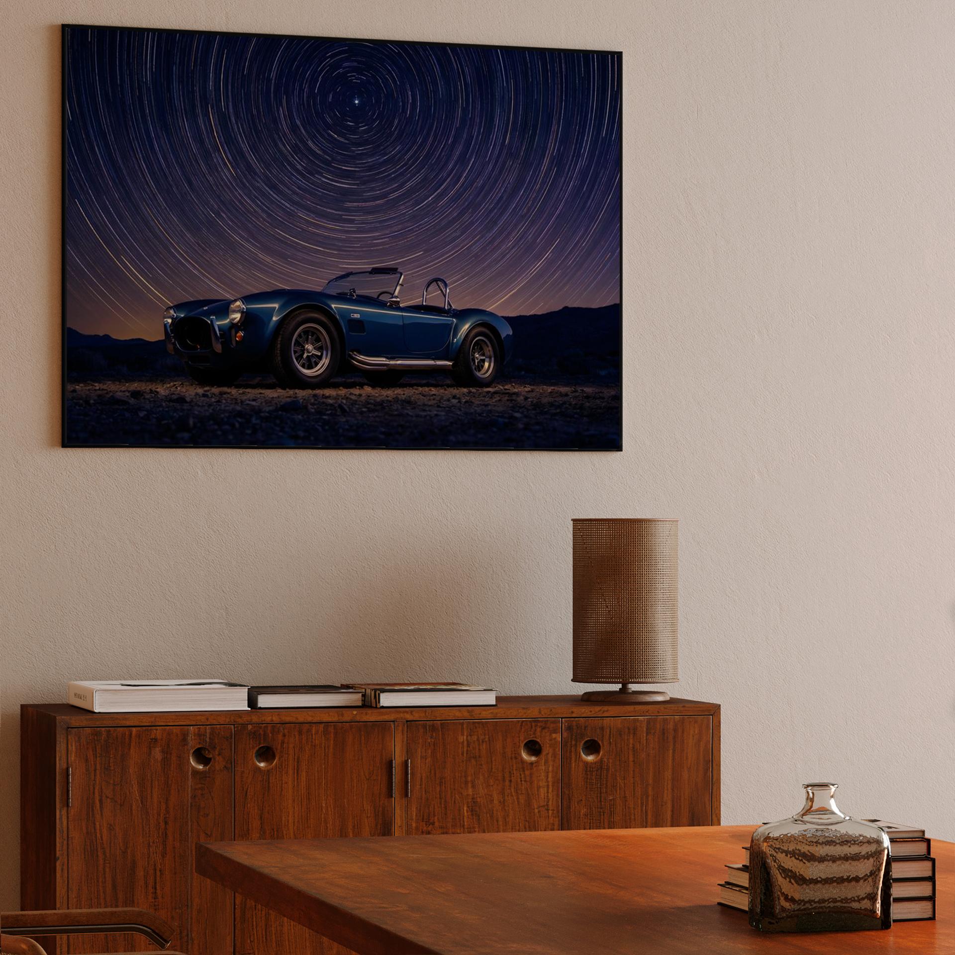 Celestial Cobra: Shelby Roadster Star Trails