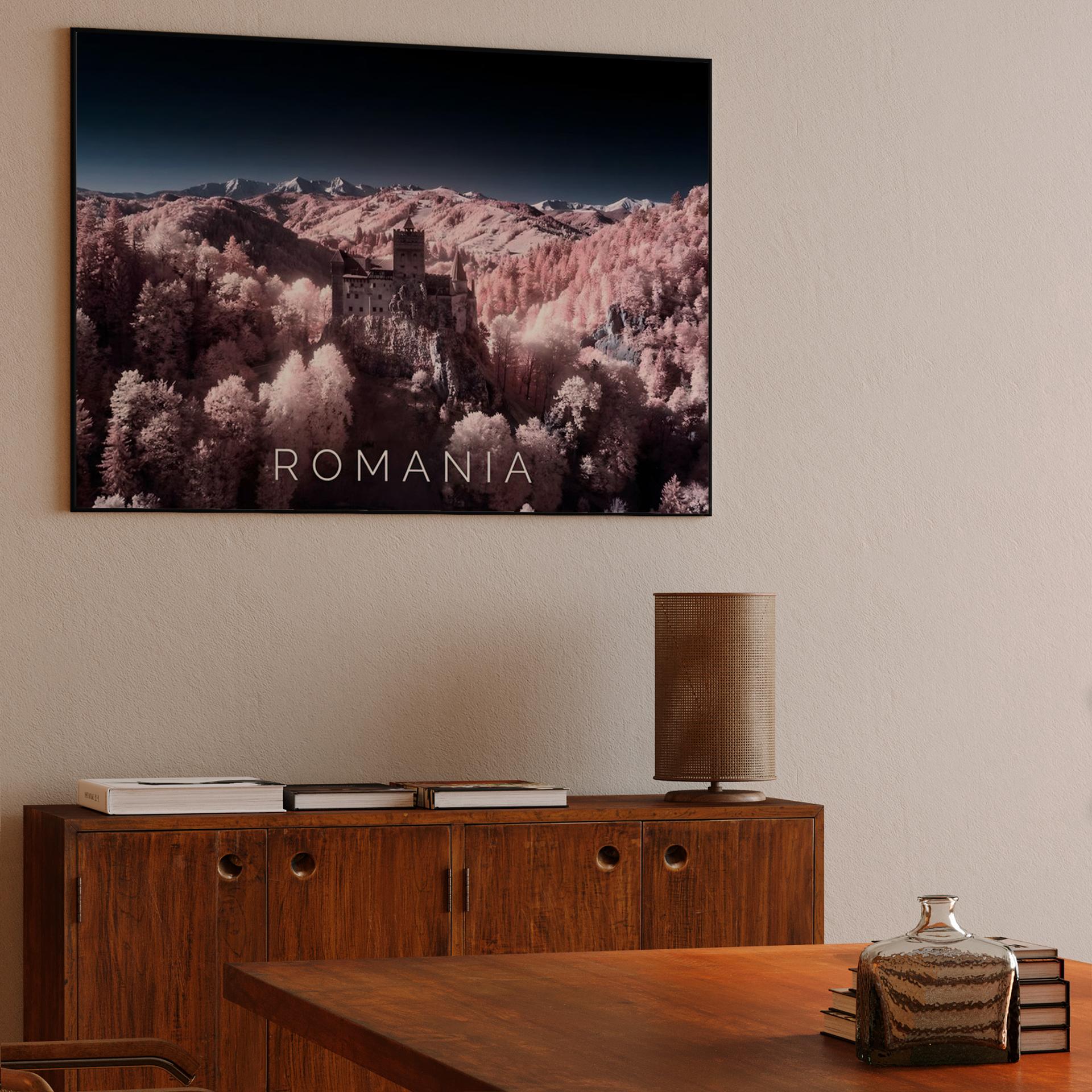 Infrared Majesty: Bran Castle Romania