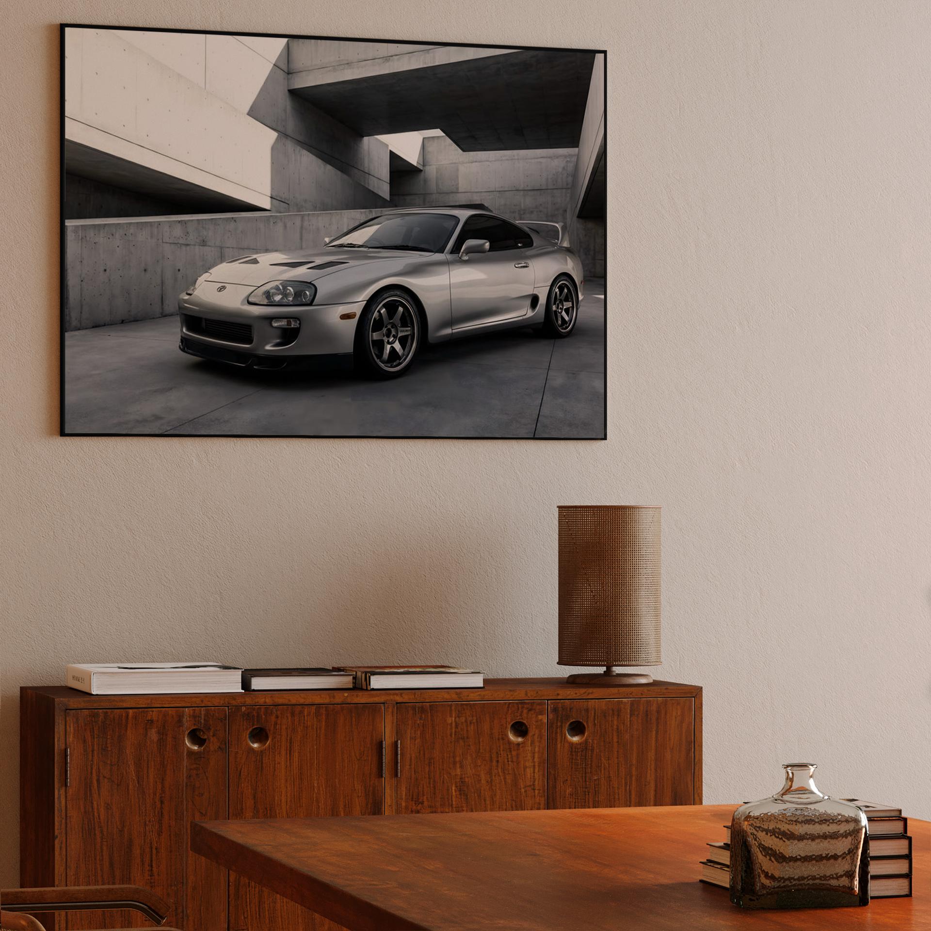 Brutalist Legend: Silver Supra A80