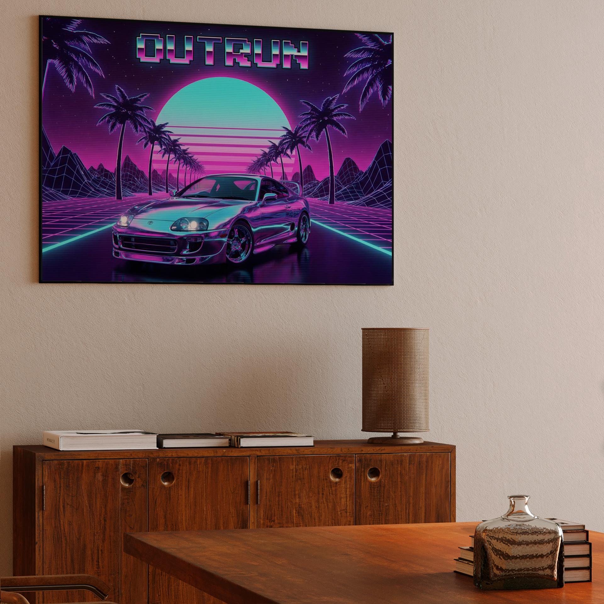 Outrun Supra Synthwave Dream