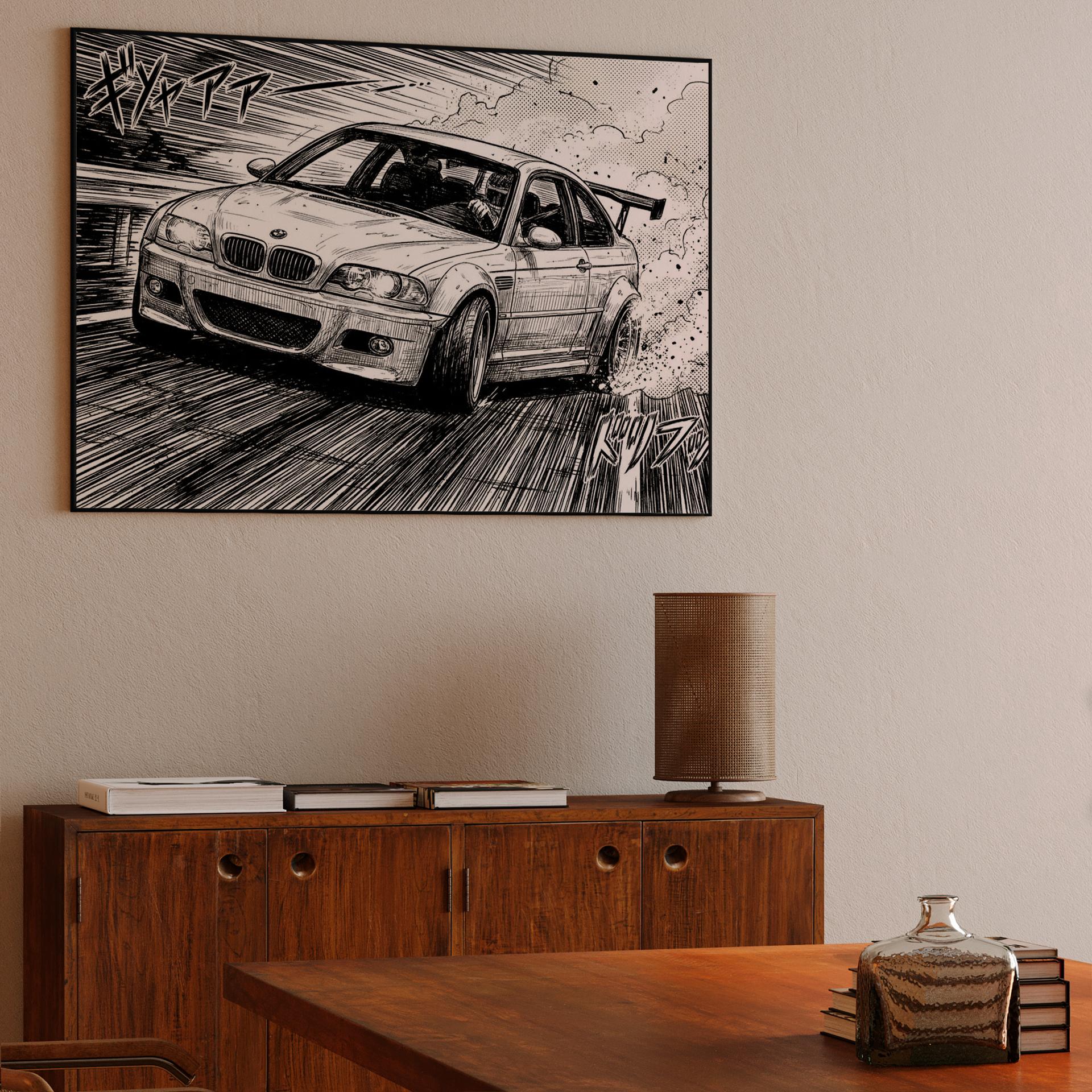 BMW E46 M3 Drift Manga