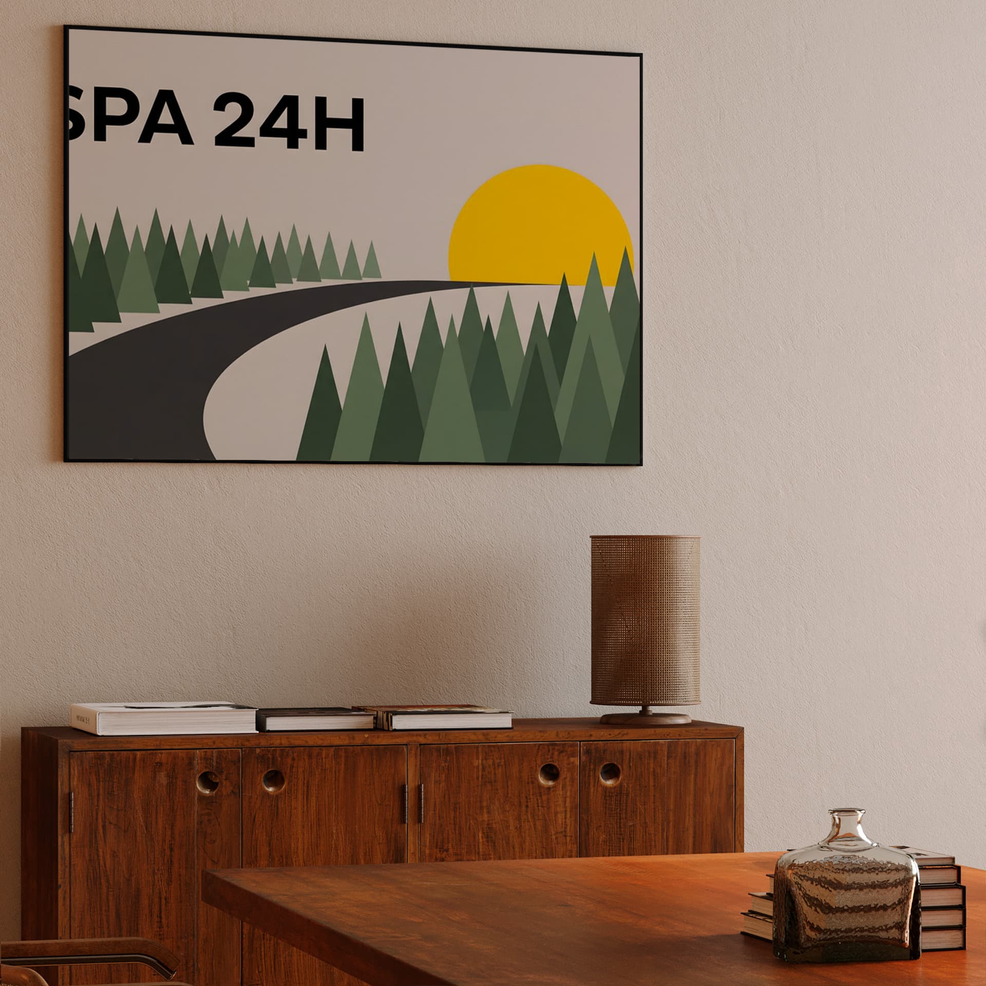 Spa 24H: Minimalist Ardennes Sunset