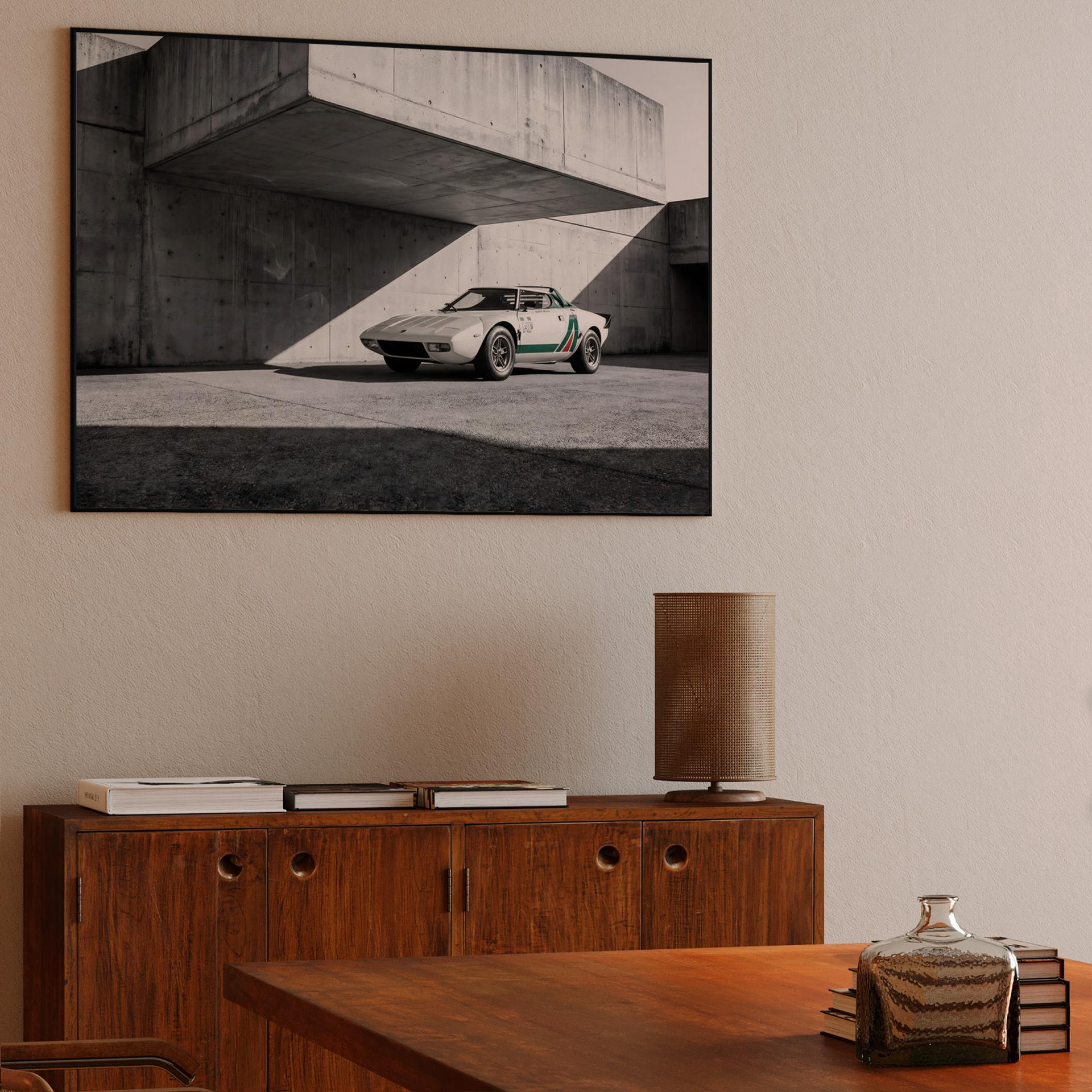 Lancia Stratos: Brutalist Shadow and Alitalia Spirit