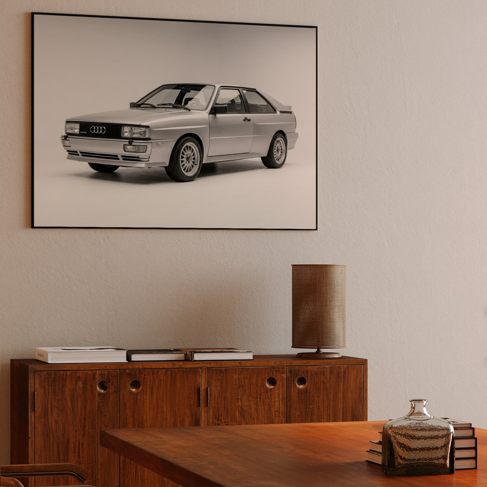 Audi Quattro High-Key Studio Portrait