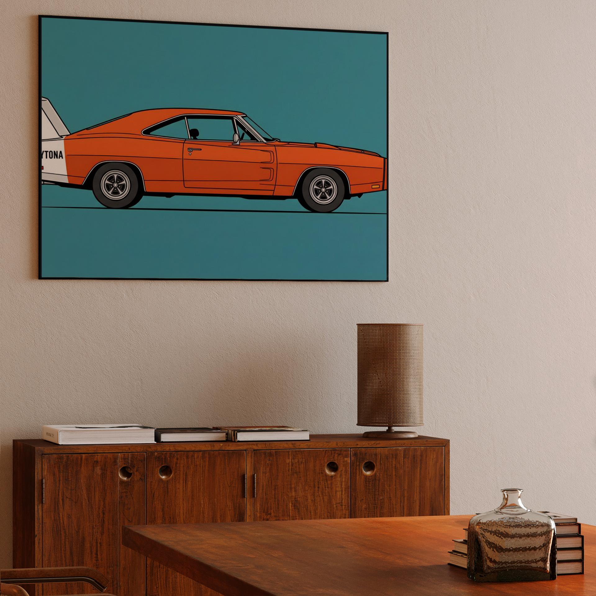 Dodge Charger Daytona: Orange Aero Legend