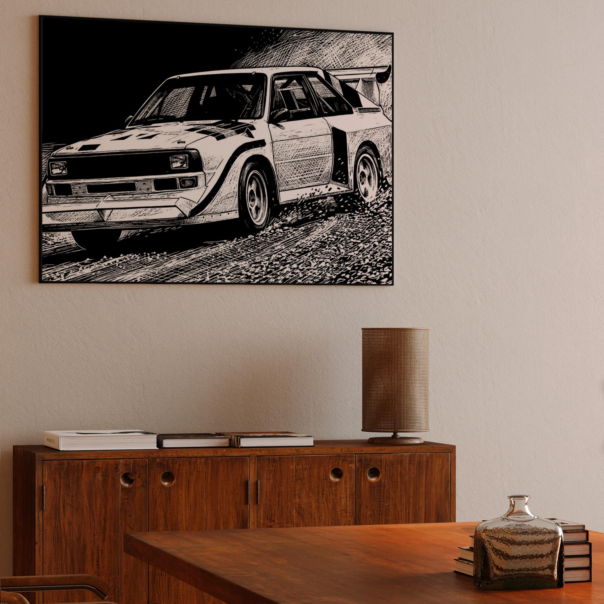 Audi Quattro S1: Pikes Peak Engraving