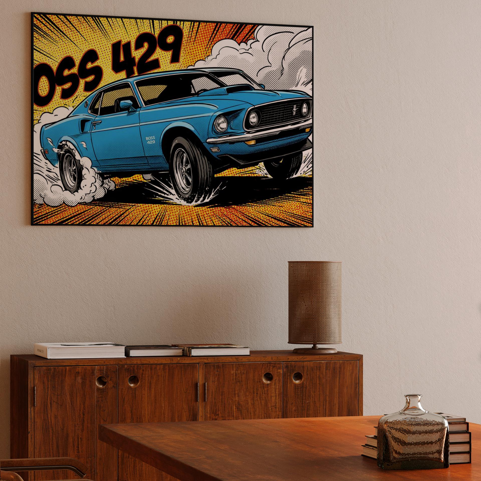 Boss 429 Comic Action Burnout