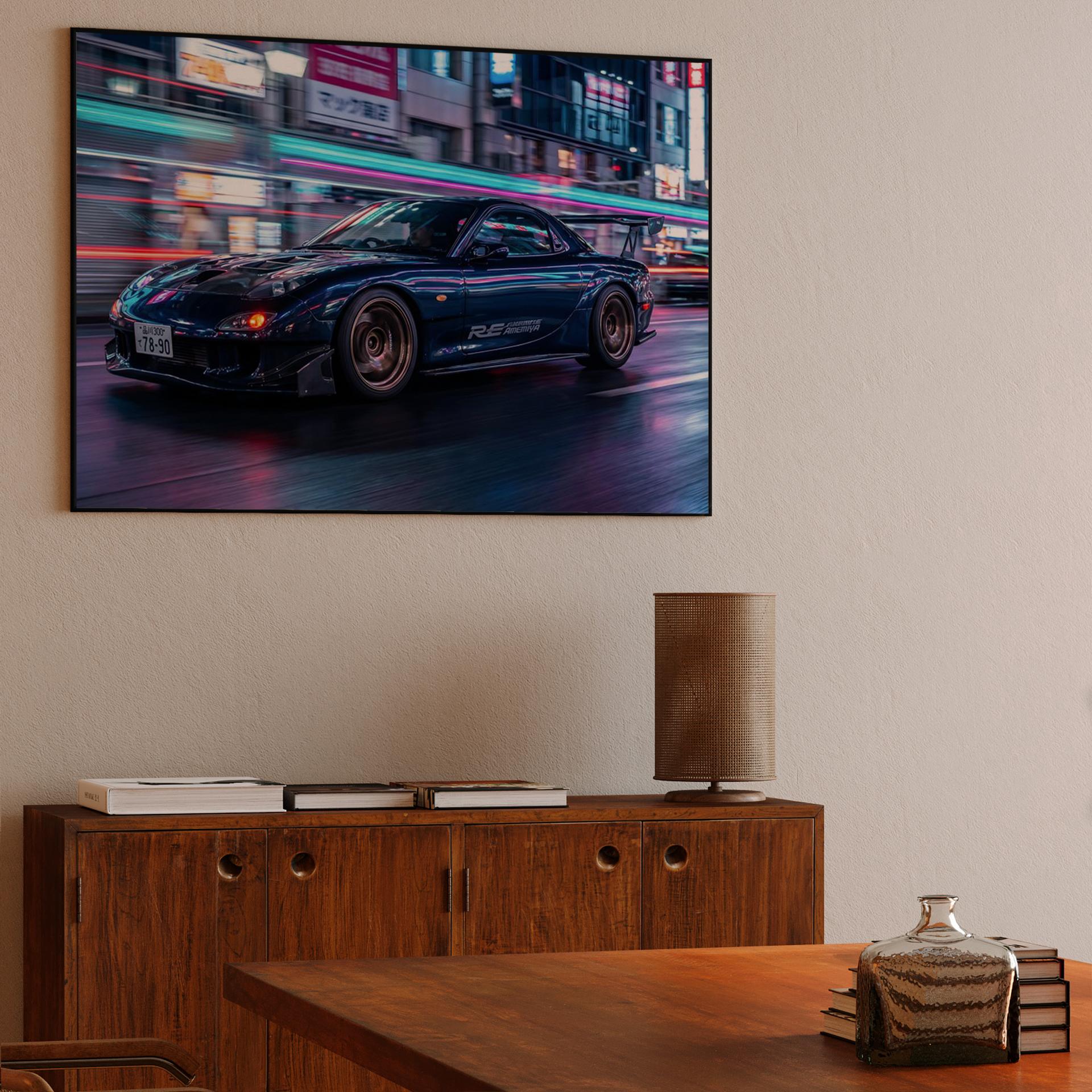 Midnight Velocity: RE Amemiya RX-7 in Tokyo