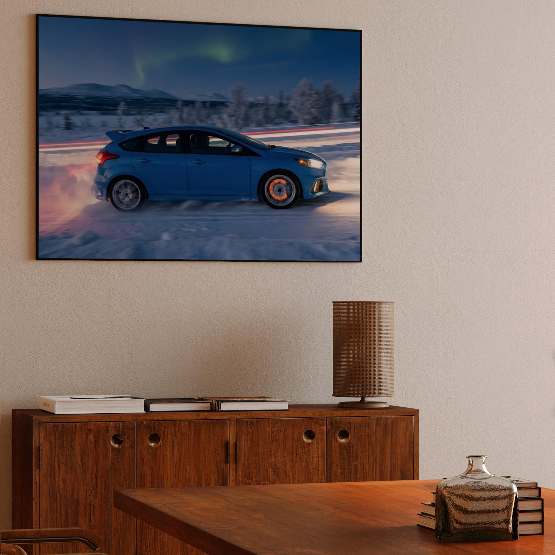 Ford Focus RS Arctic Aurora Drift