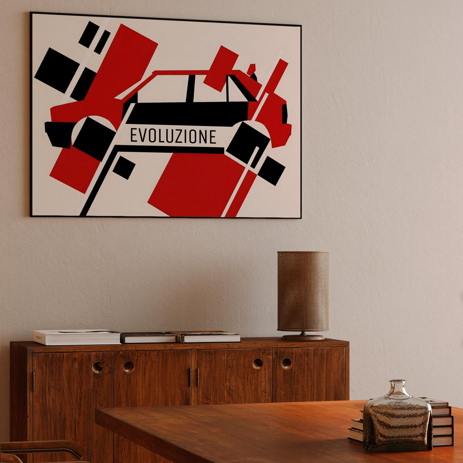 Lancia Delta HF Integrale: Evoluzione Constructivist Art