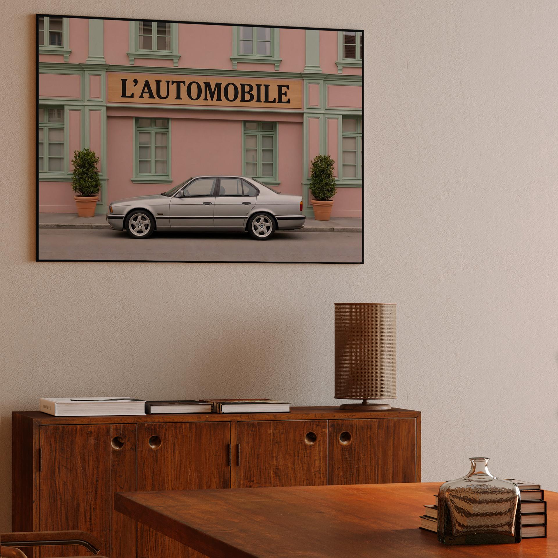 L'Automobile: BMW M5 E34 in Pastel