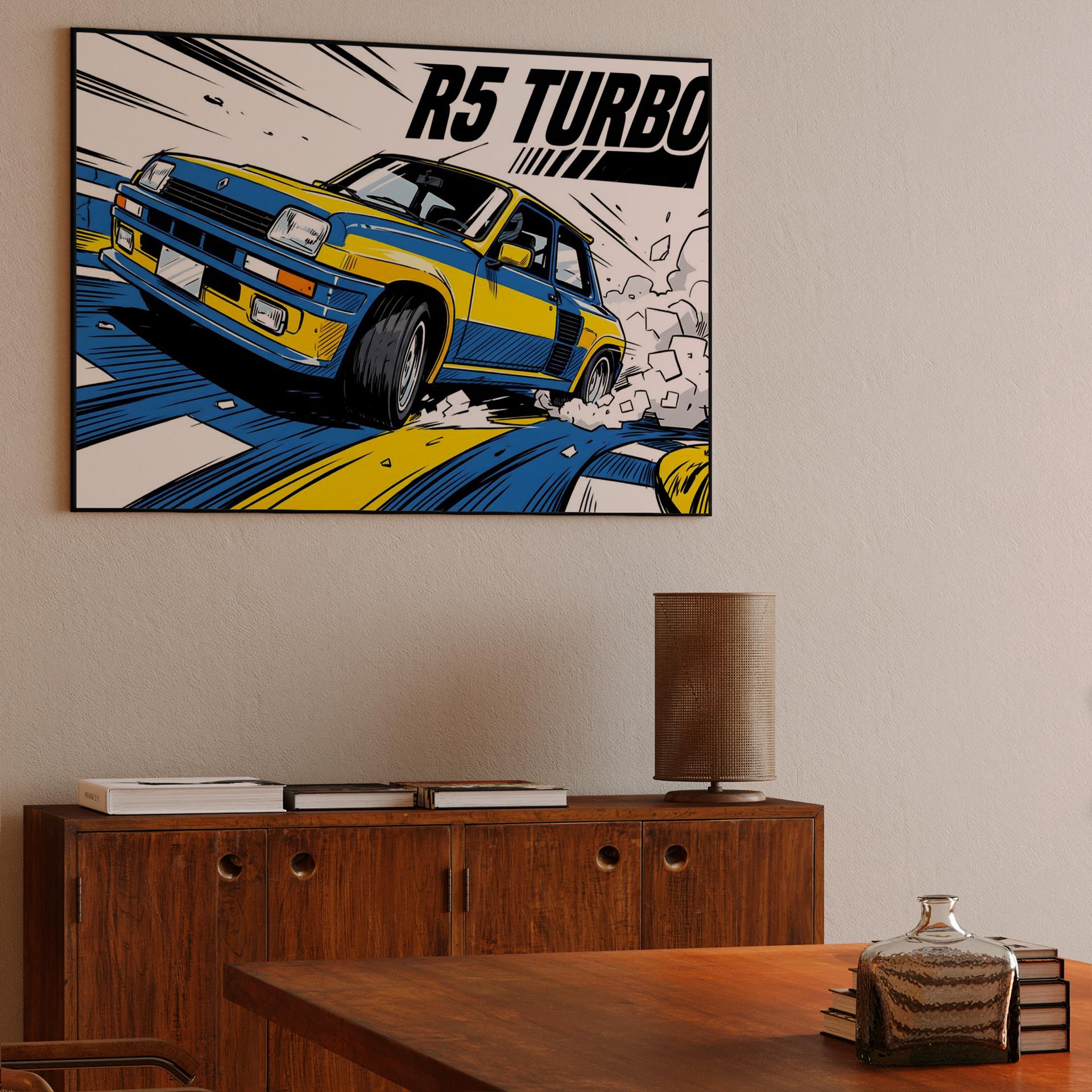 Renault R5 Turbo Comic Rally Drift