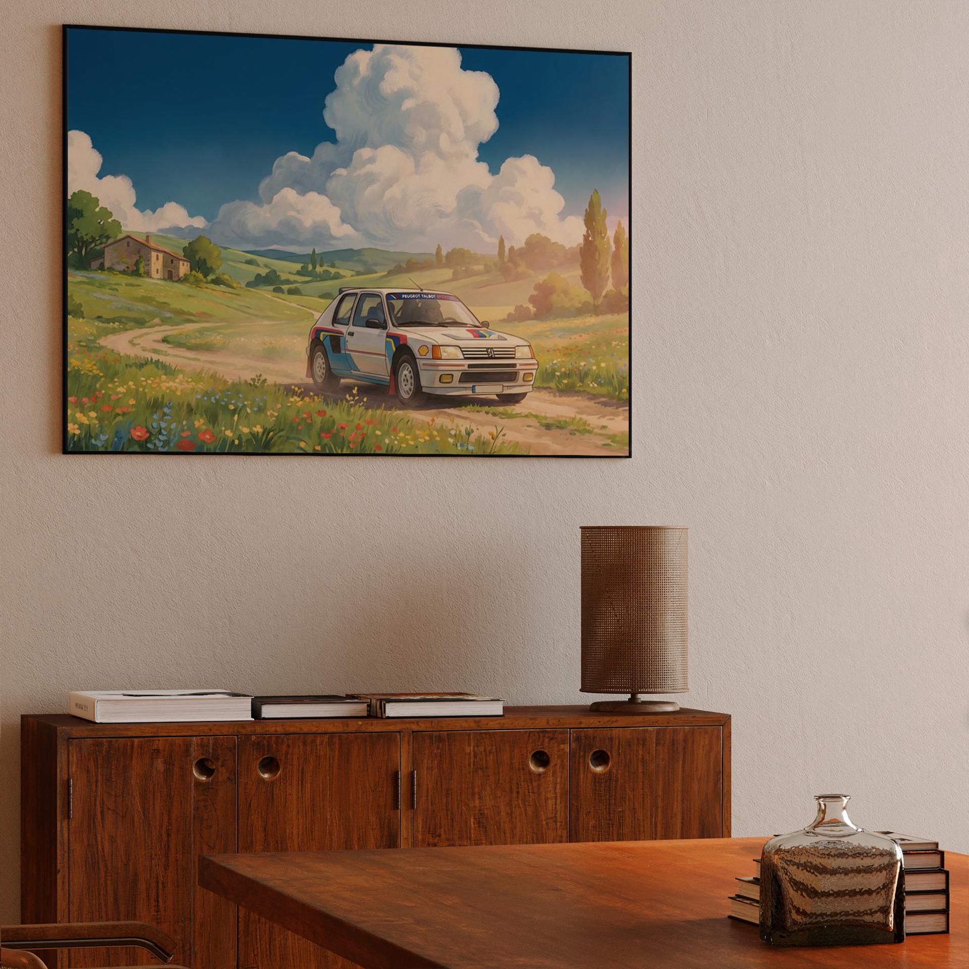 Peugeot 205 T16: Serenity in the French Countryside