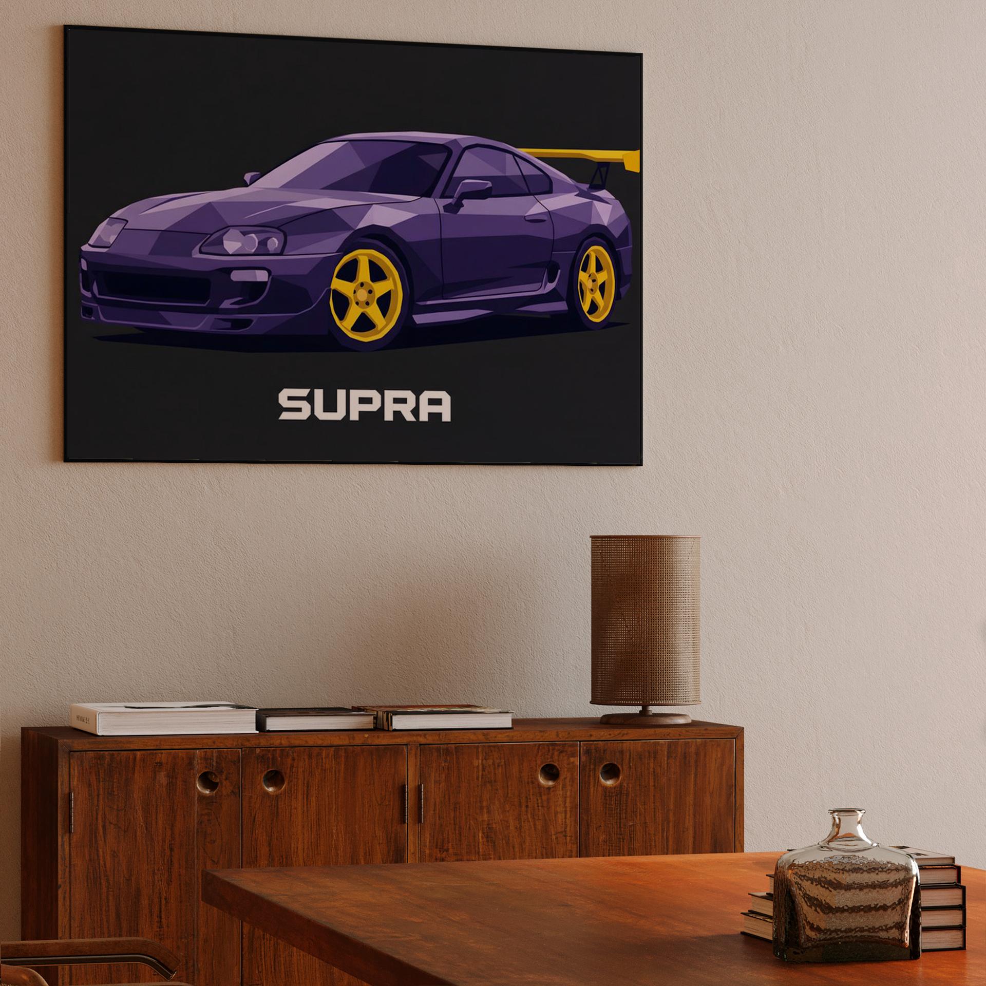 Low Poly Toyota Supra A80