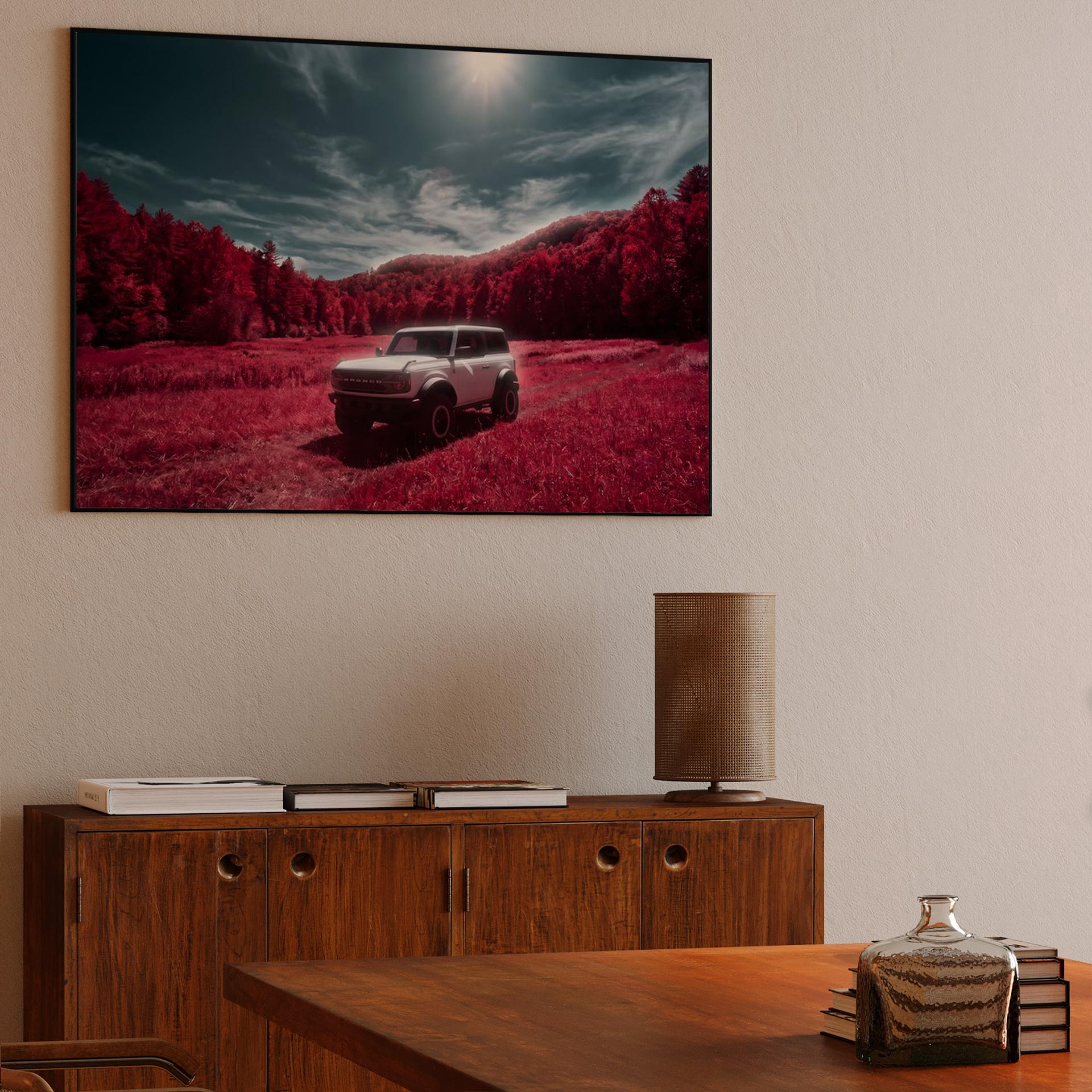 Crimson Horizon Ford Bronco Infrared