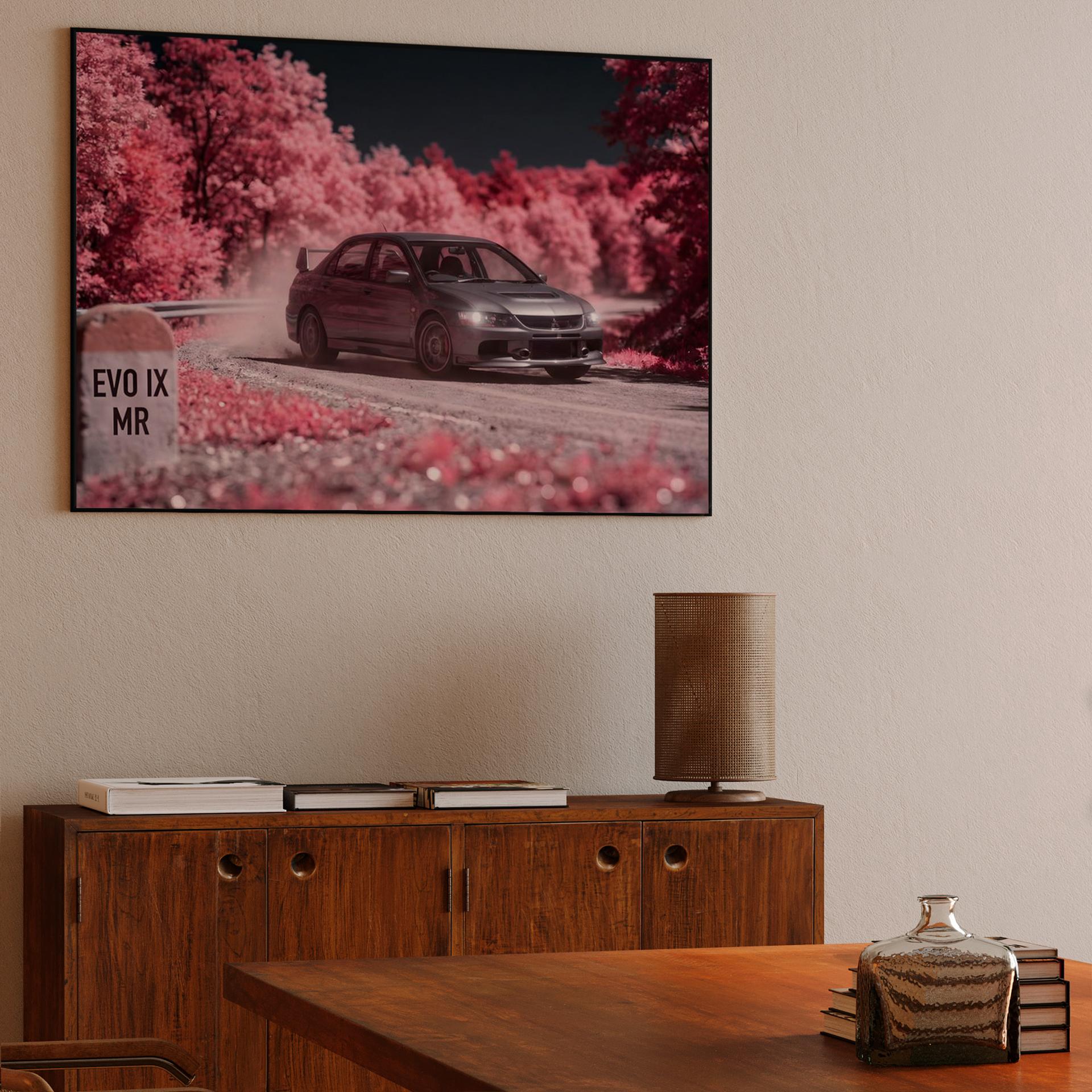 Pink Echo: Evolution IX on the Mountain Pass