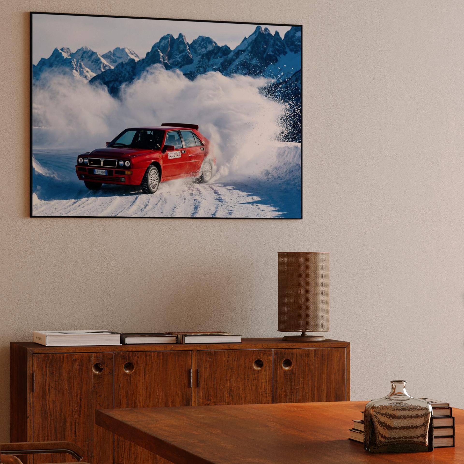 Lancia Delta Integrale: Alpine Snow Drift