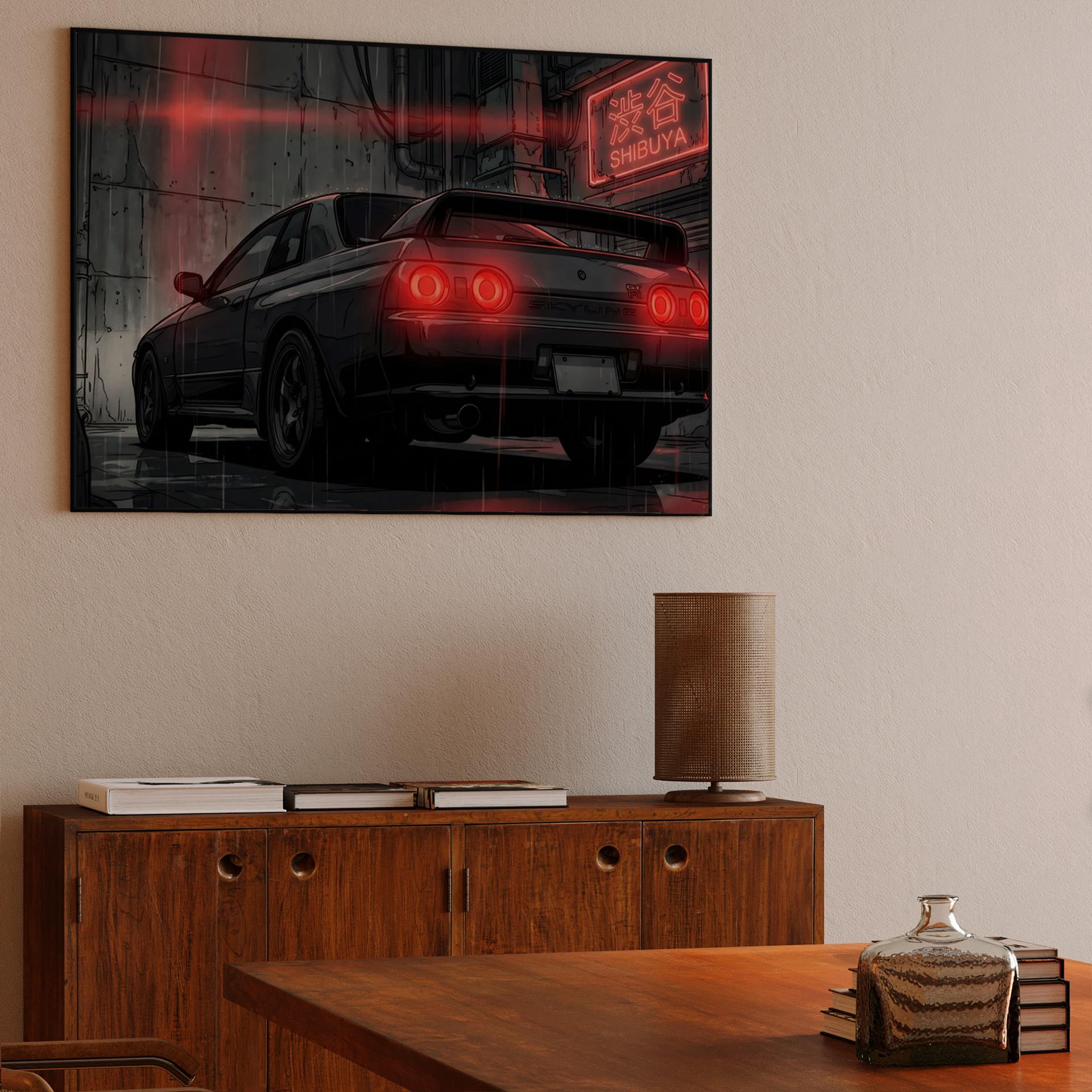 Shibuya Glow: Skyline R32