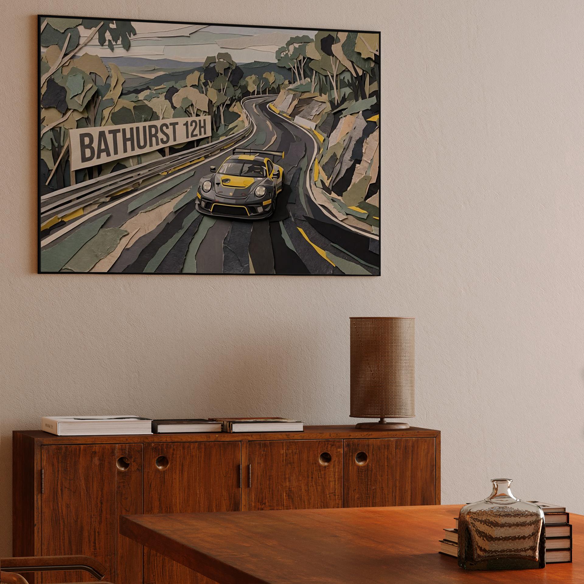 Mount Panorama Papercraft: Porsche 911 at the Bathurst 12h