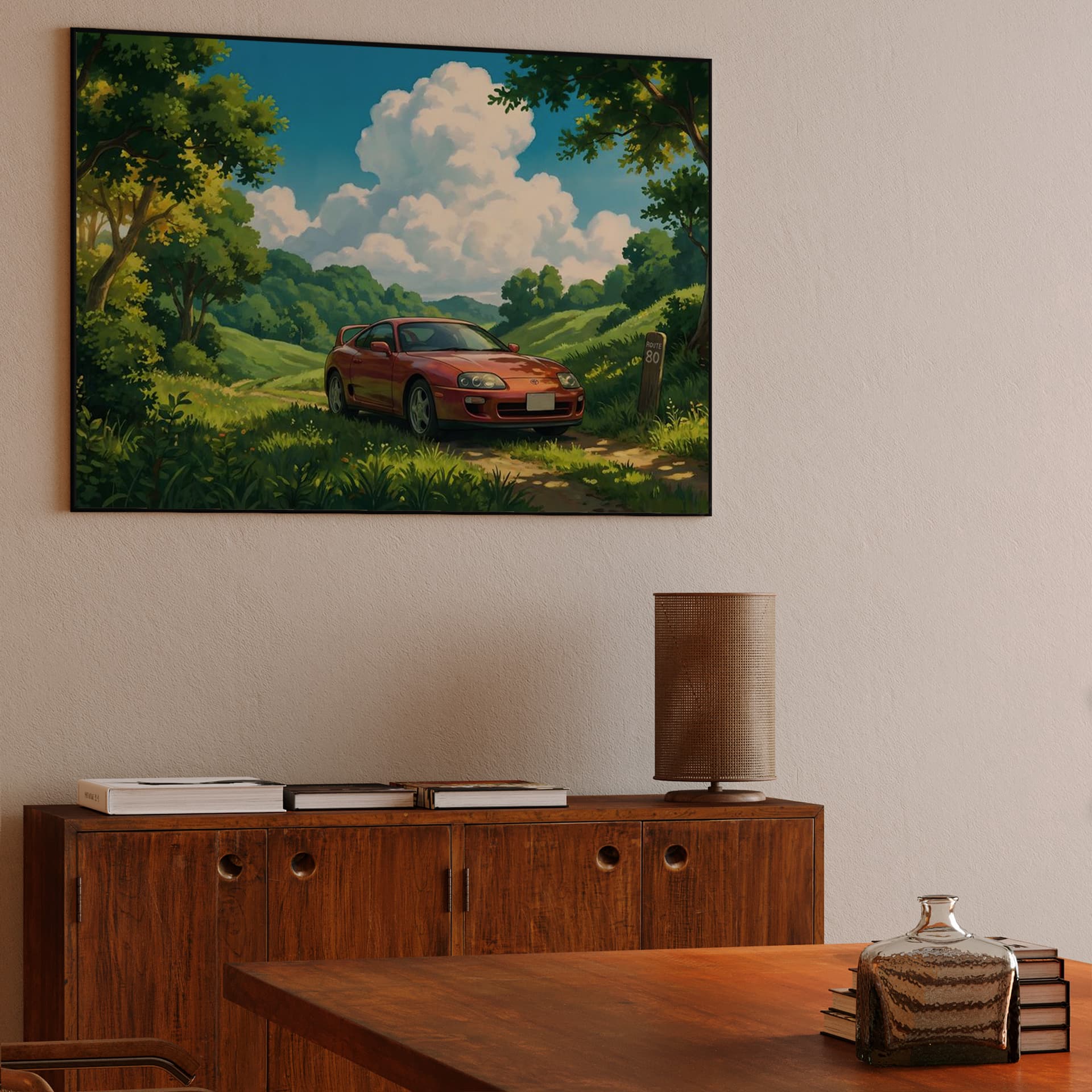 The Journey of A80: Studio Ghibli Style Supra