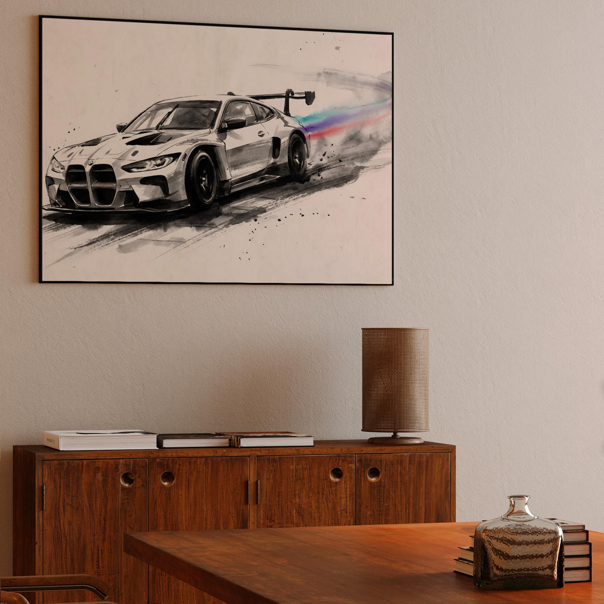 BMW M4 GT3 Ink Wash Drift