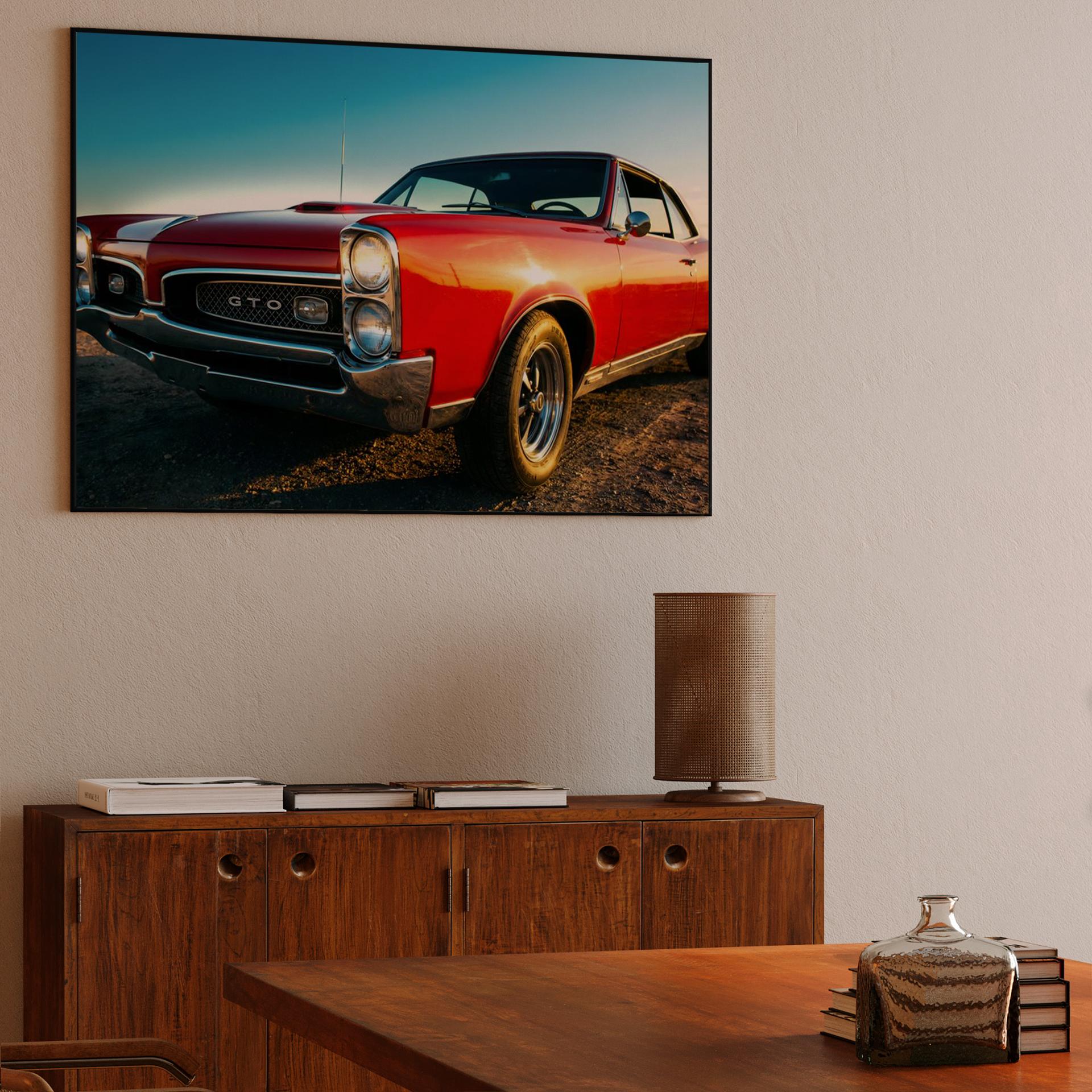 Crimson Glory: 1966 Pontiac GTO Golden Hour