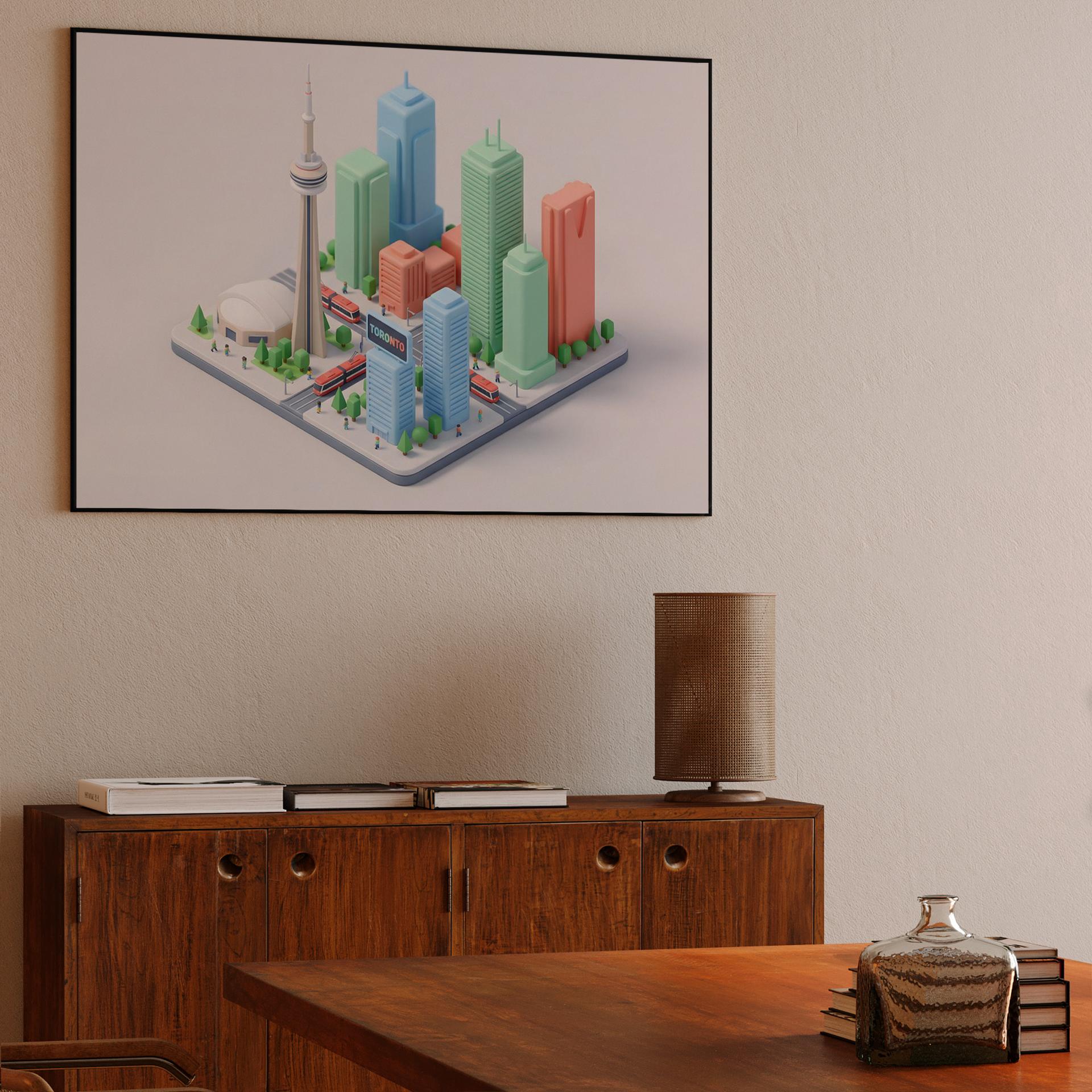 Miniature Metropolis: Toronto Isometric Diorama