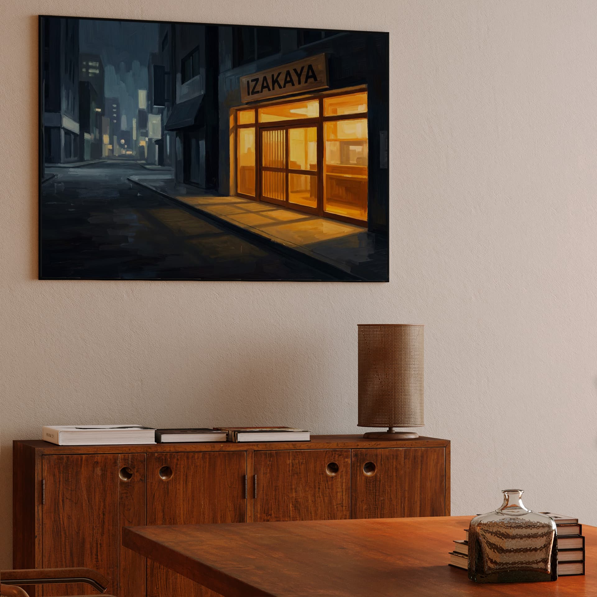 The Izakaya's Golden Warmth