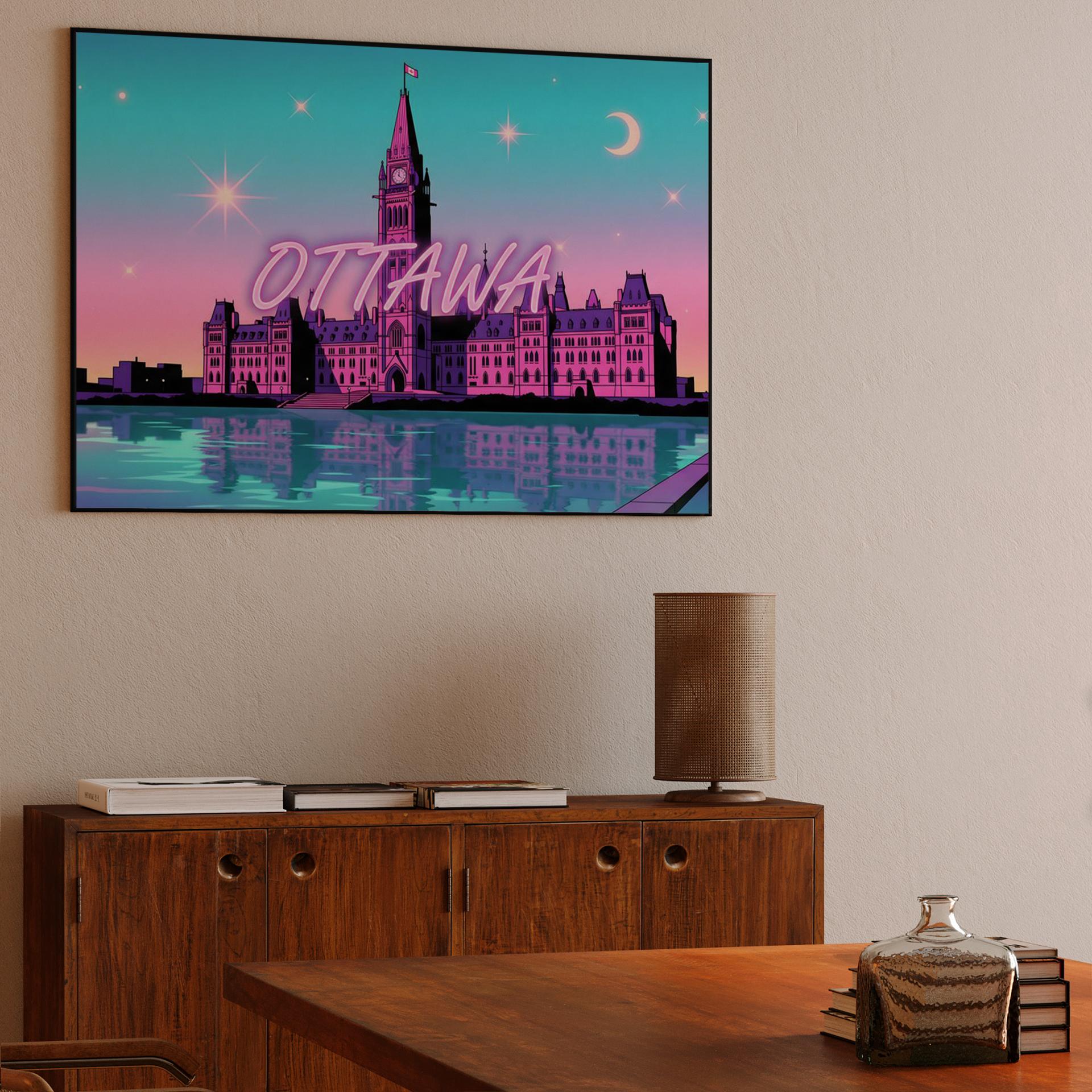 Ottawa City Pop Nightscape