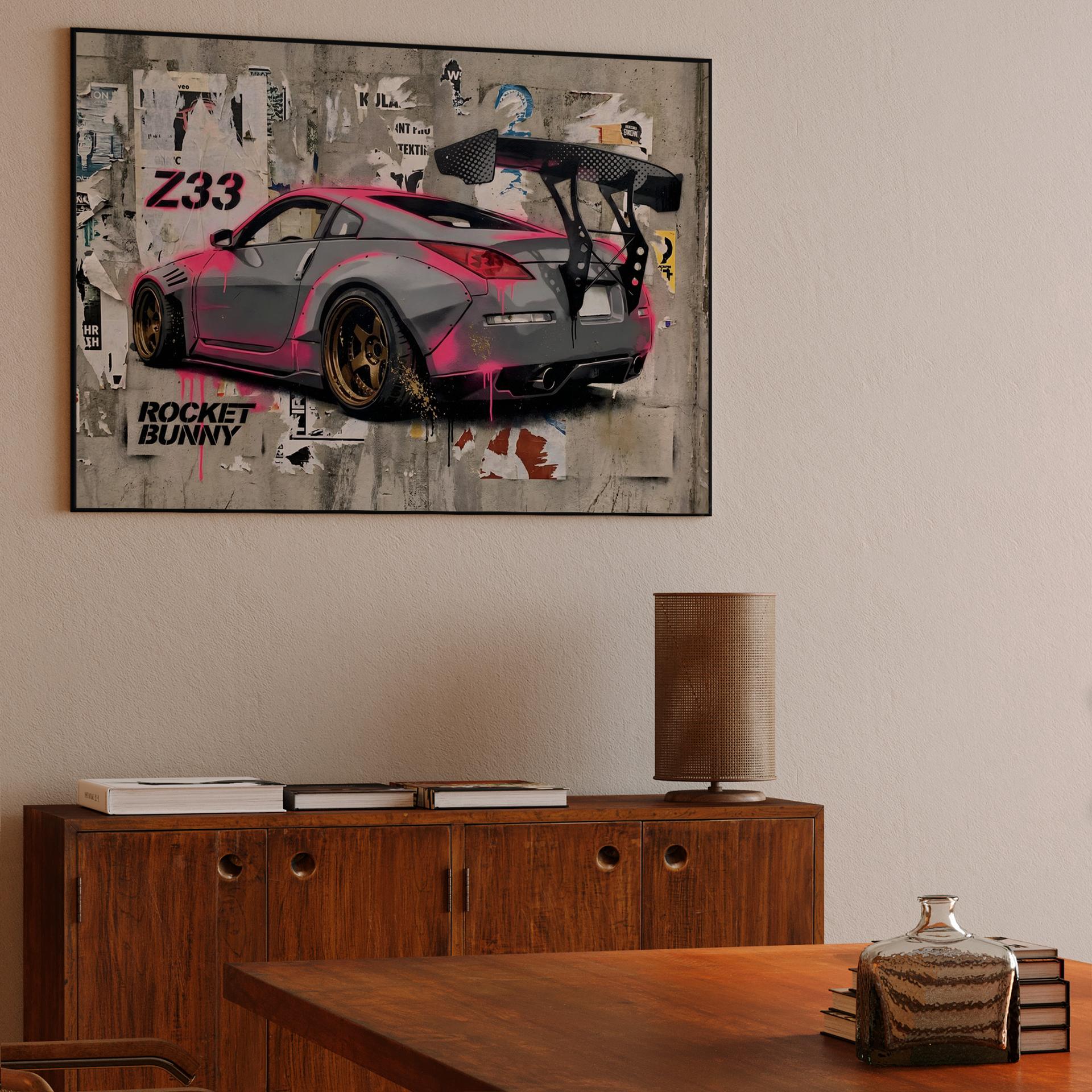 Rocket Bunny Z33: Urban Mural