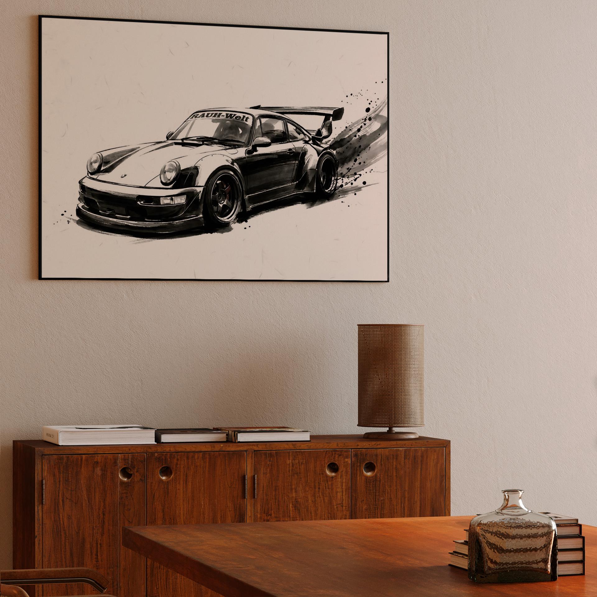 RWB 911: Sumi-e Motion Study