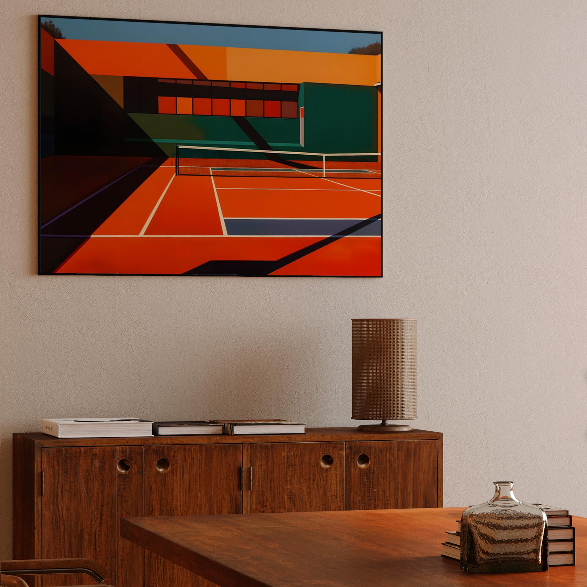 Geometric Clay Court