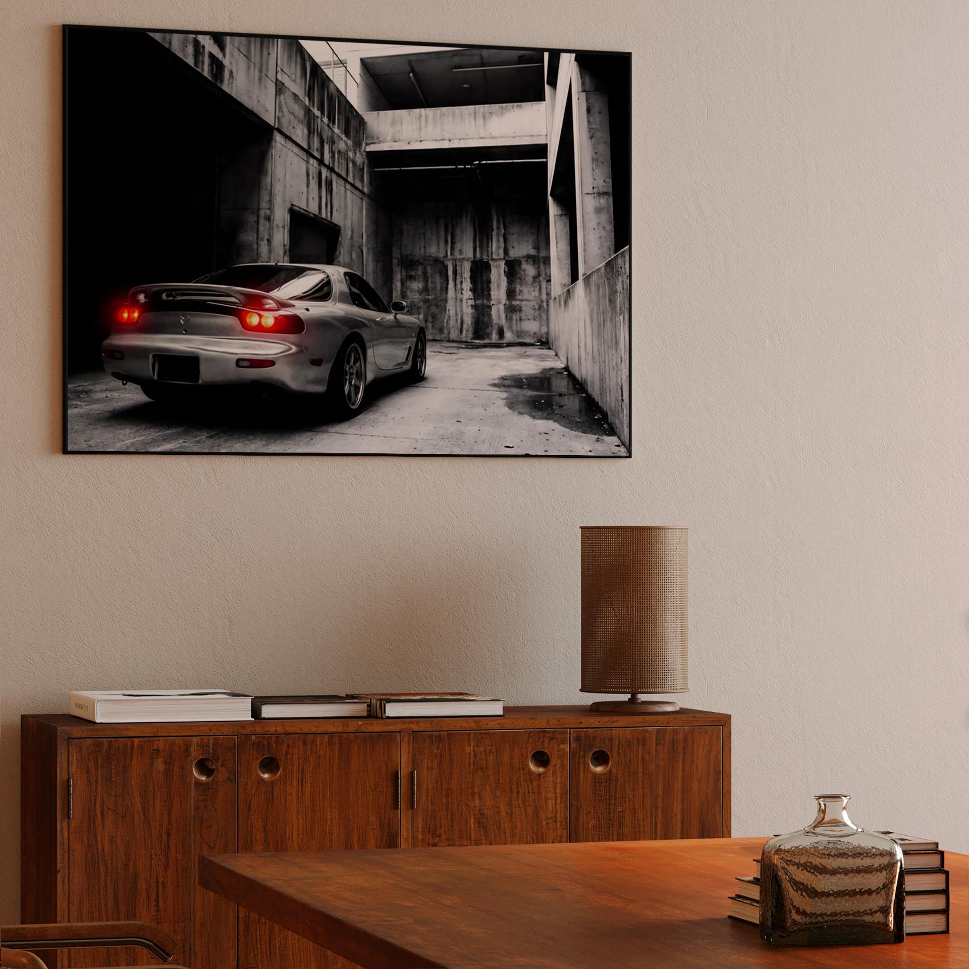 Silver RX-7: Industrial Aura