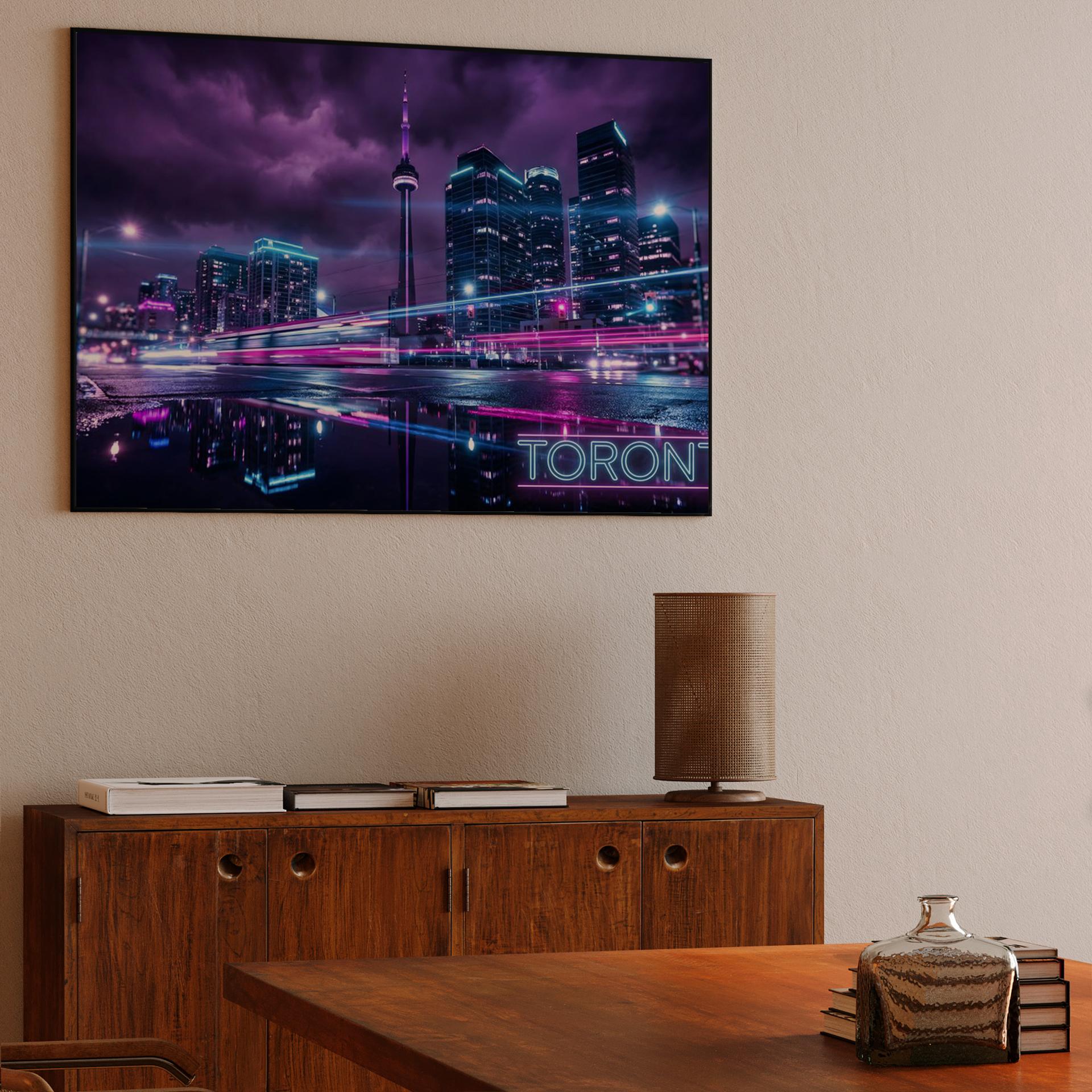 Midnight Neon: Toronto Skyline