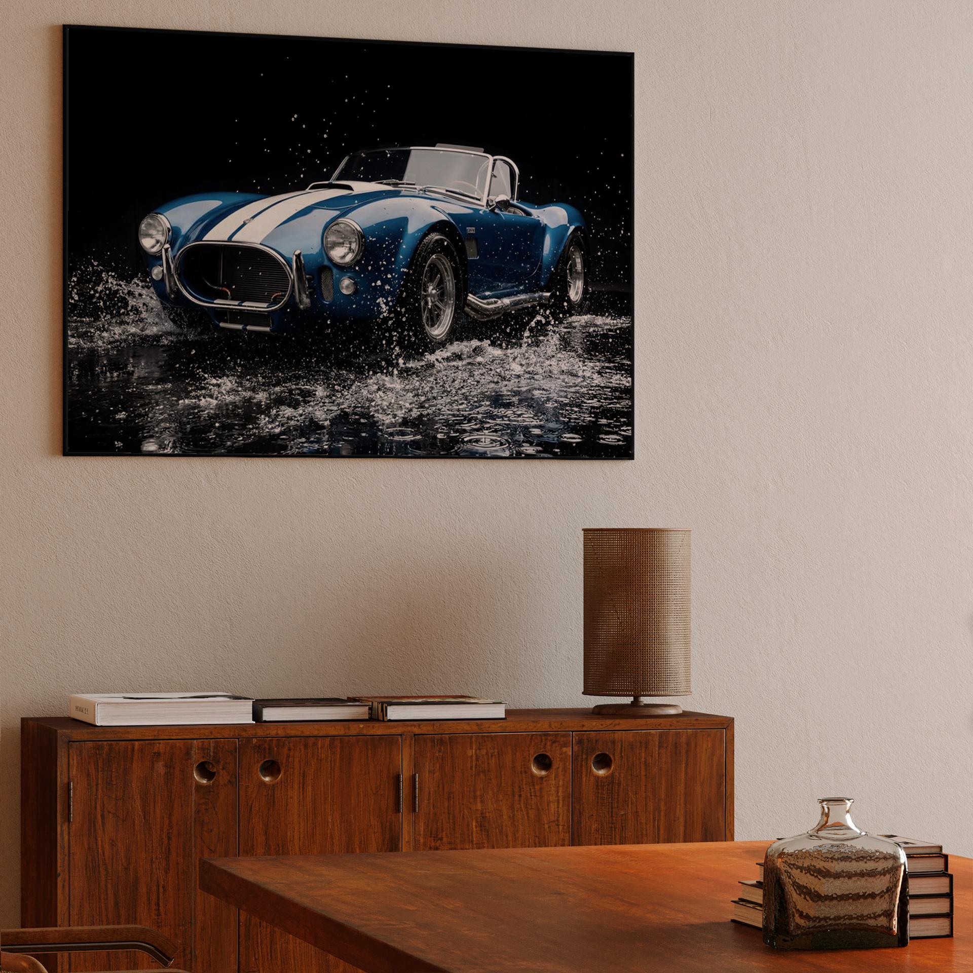 Shelby Cobra: Dynamic Water Splash