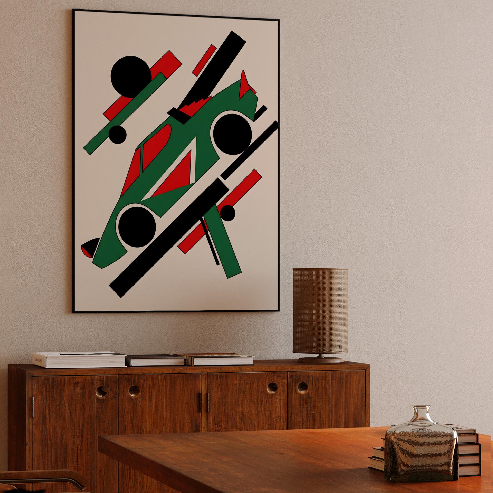 Lancia Stratos: Constructivist Rally Geometry