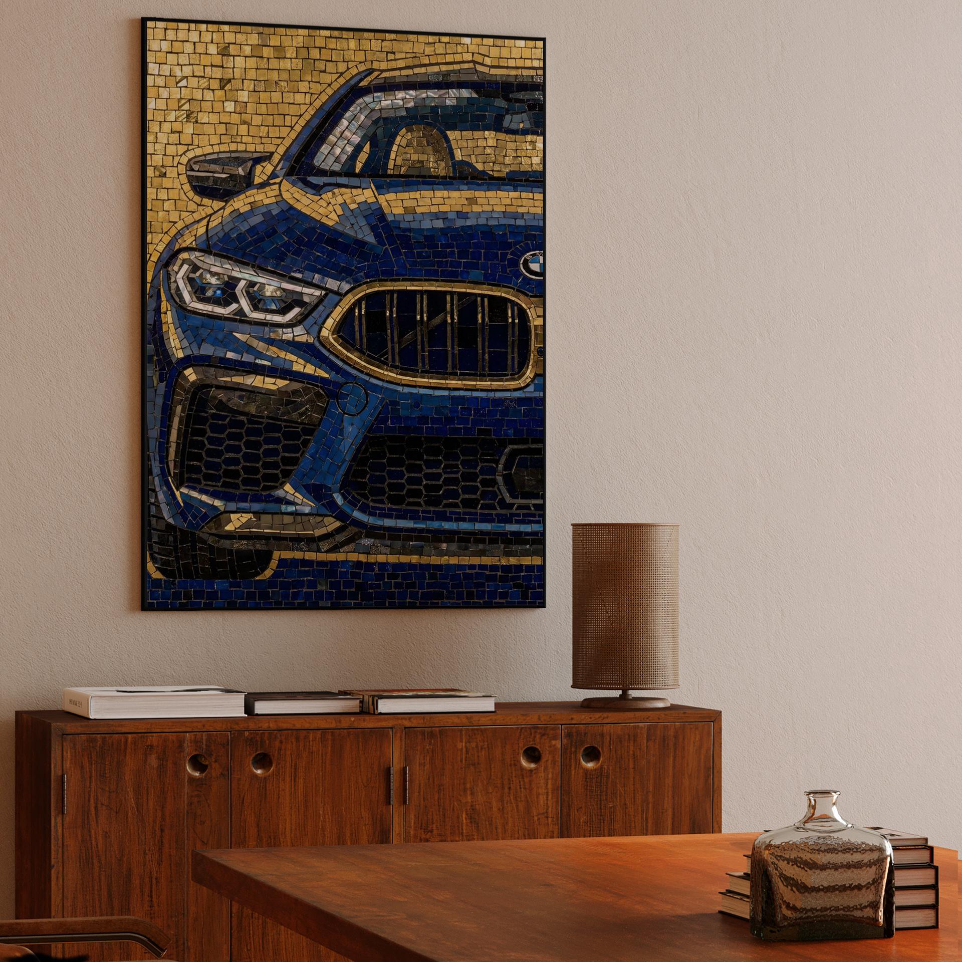 BMW 8 Series Golden Mosaic