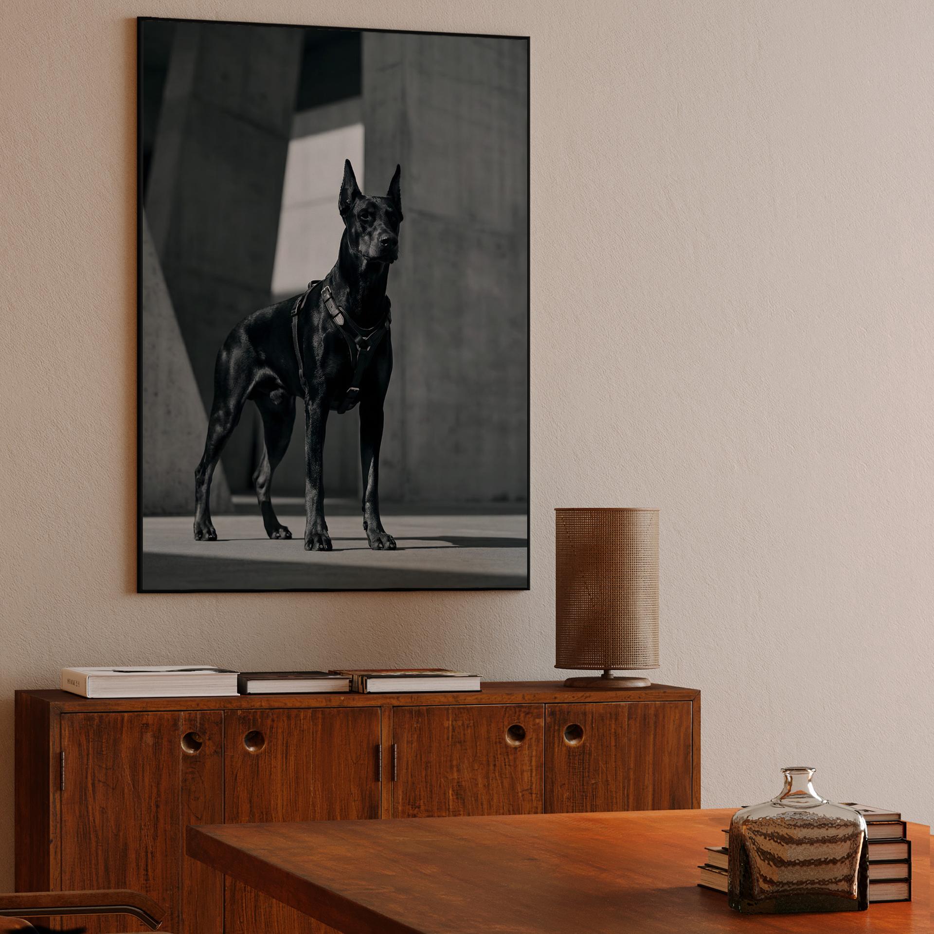 Brutalist Guardian: The Doberman