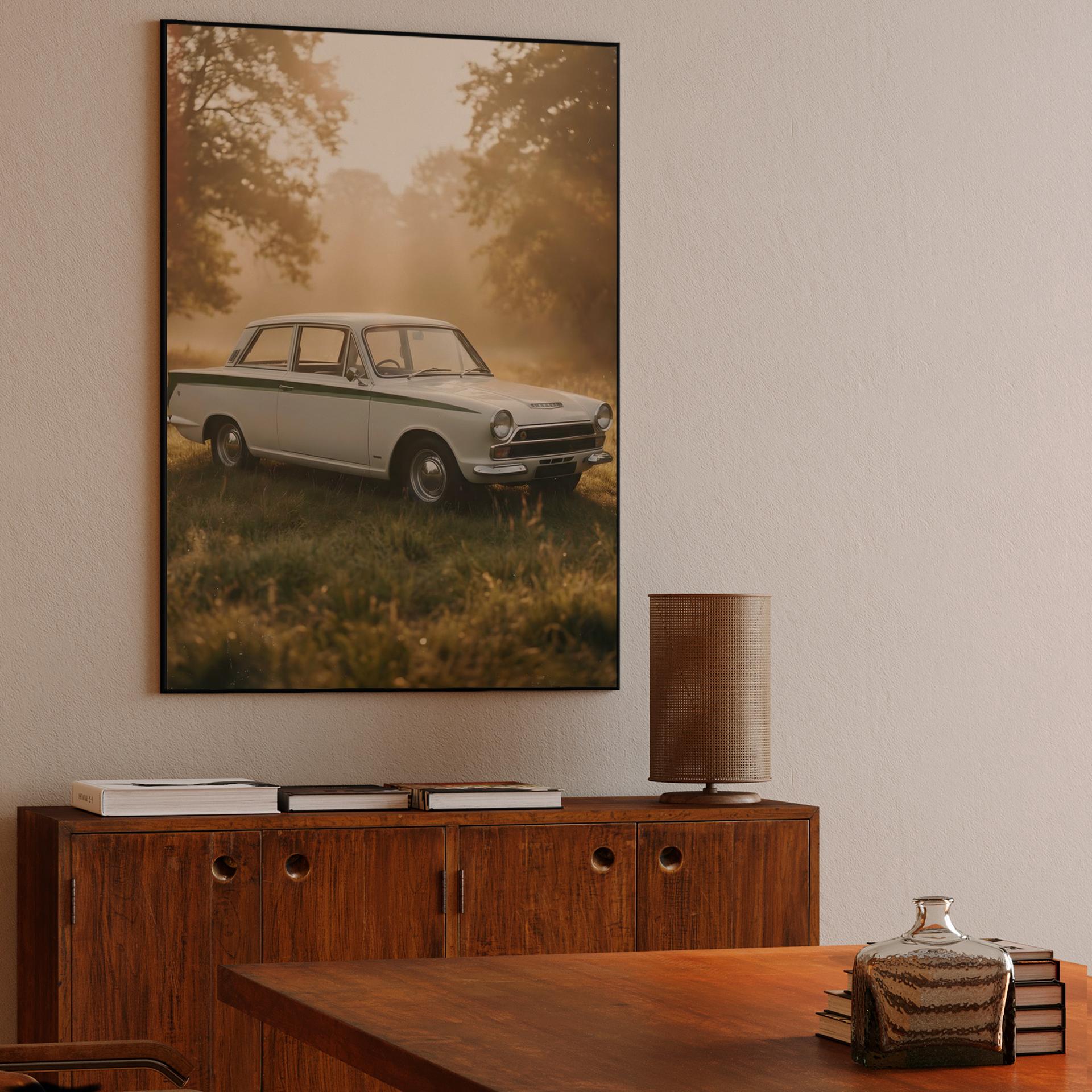 Lotus Cortina Mk1 Golden Hour Serenity