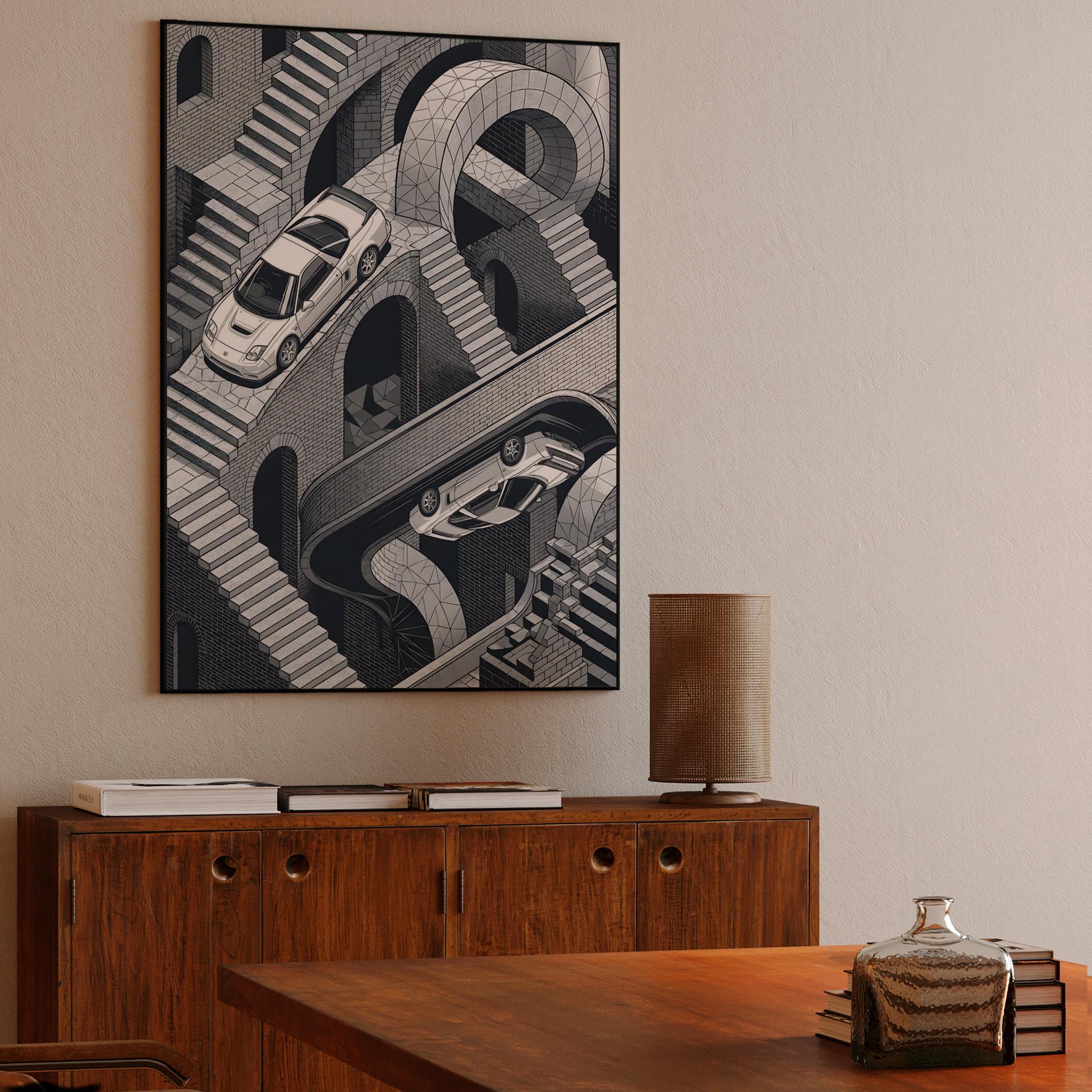 The Impossible Drift: NSX Escher Loop