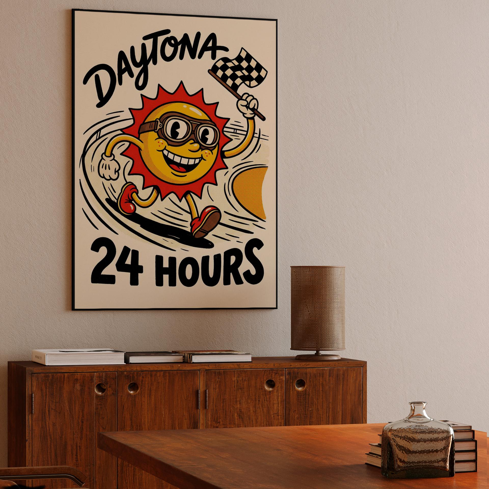 Sunny Sprint: Daytona 24 Hours Rubber Hose Art