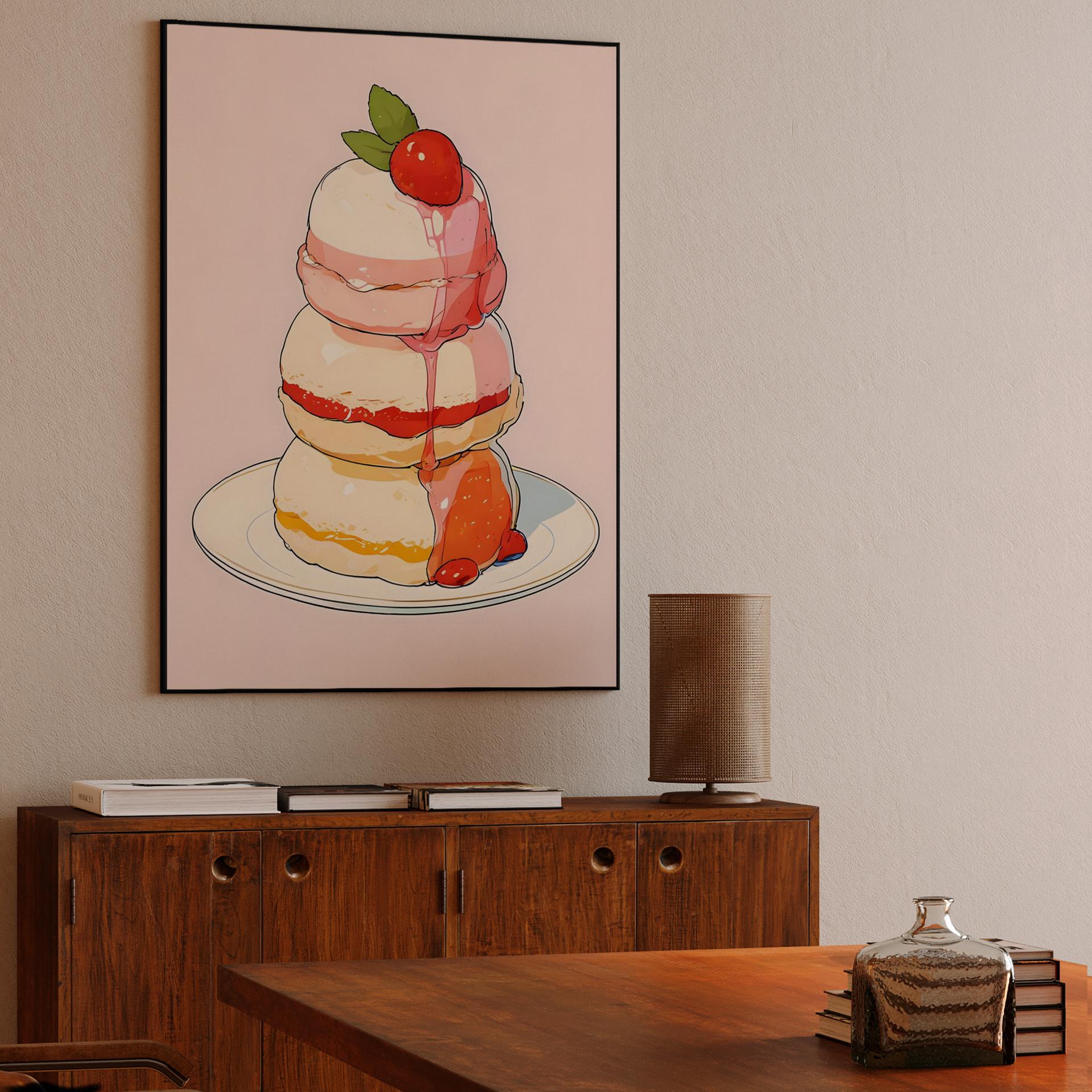 Strawberry Soufflé Pancakes