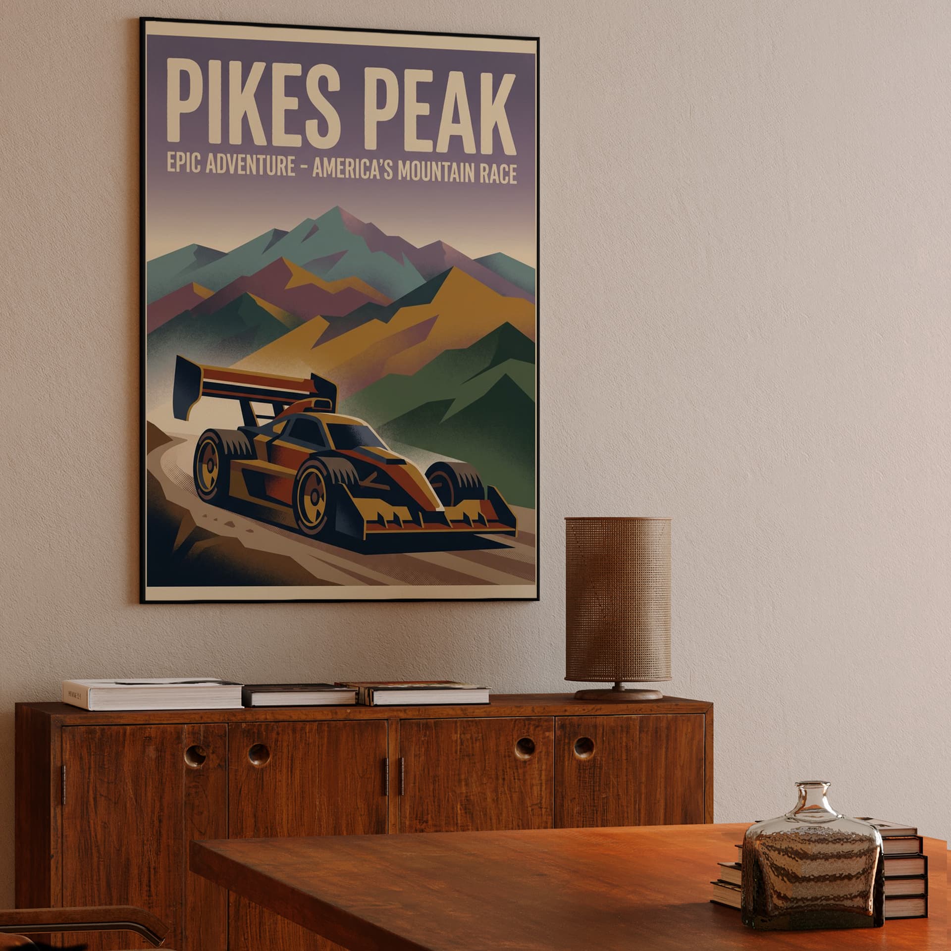 Pikes Peak Epic Adventure Mountain Race Poster