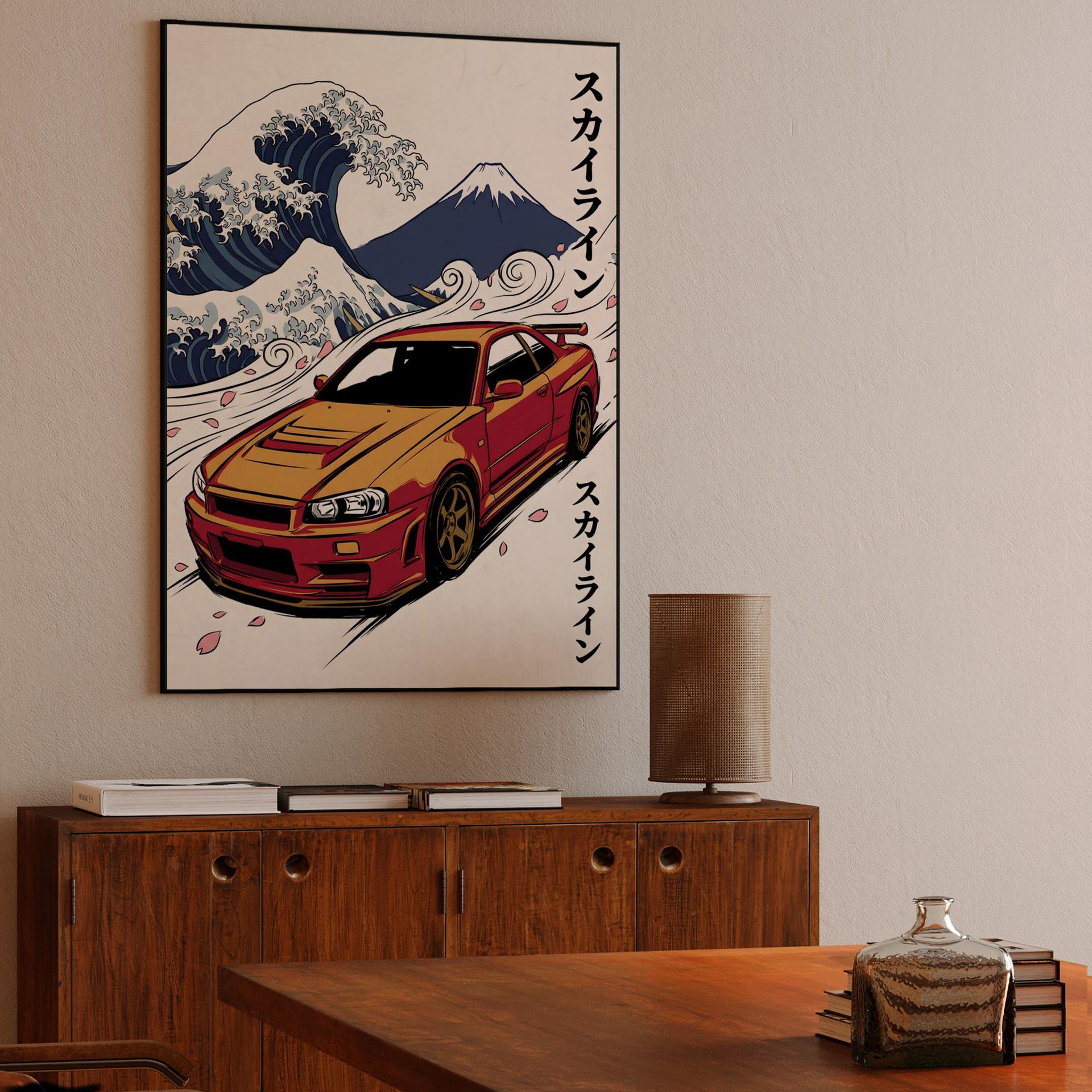 The Great Wave of Skyline GT-R R34