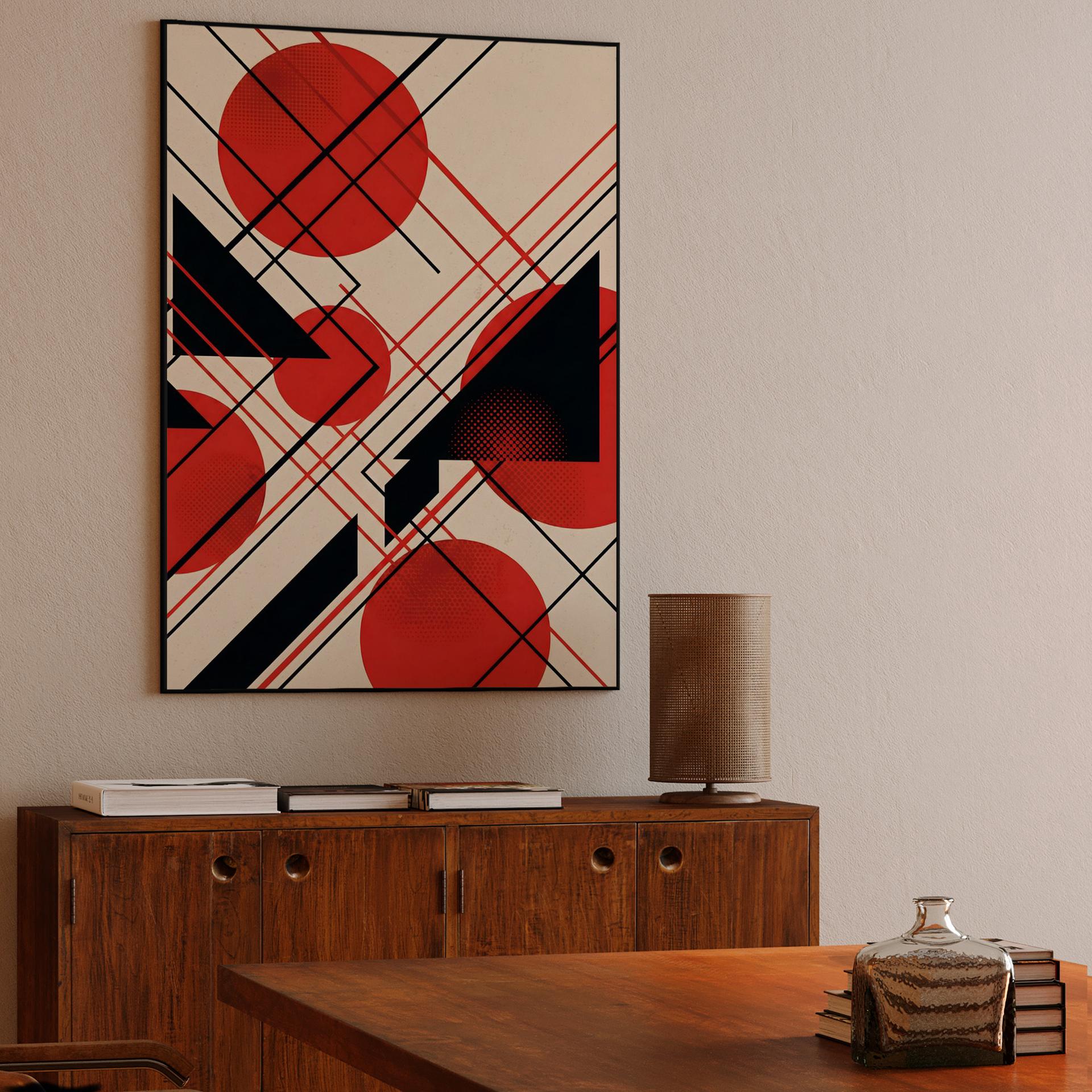 Constructivist Grid: Circles and Triangles