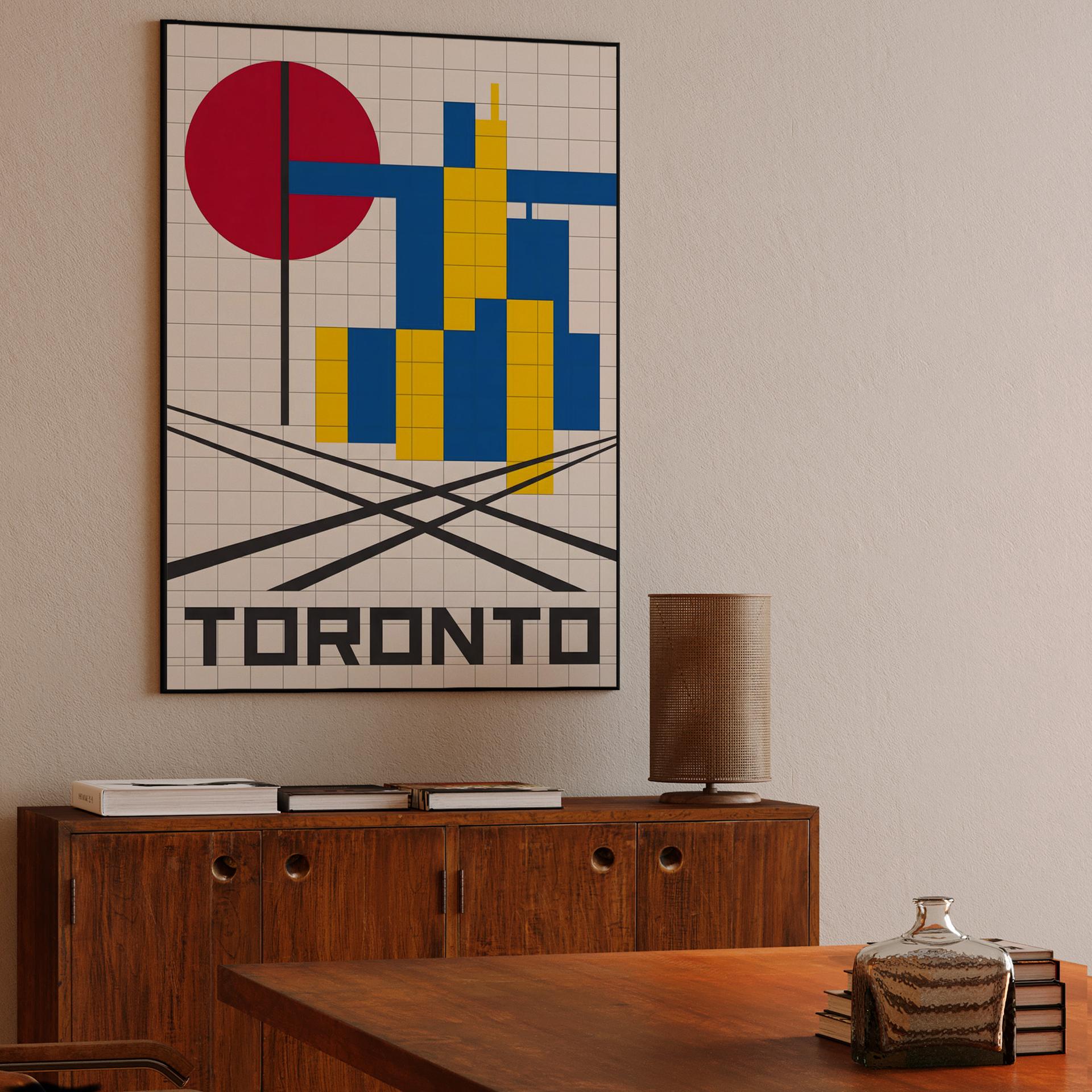 Toronto De Stijl Geometric Skyline