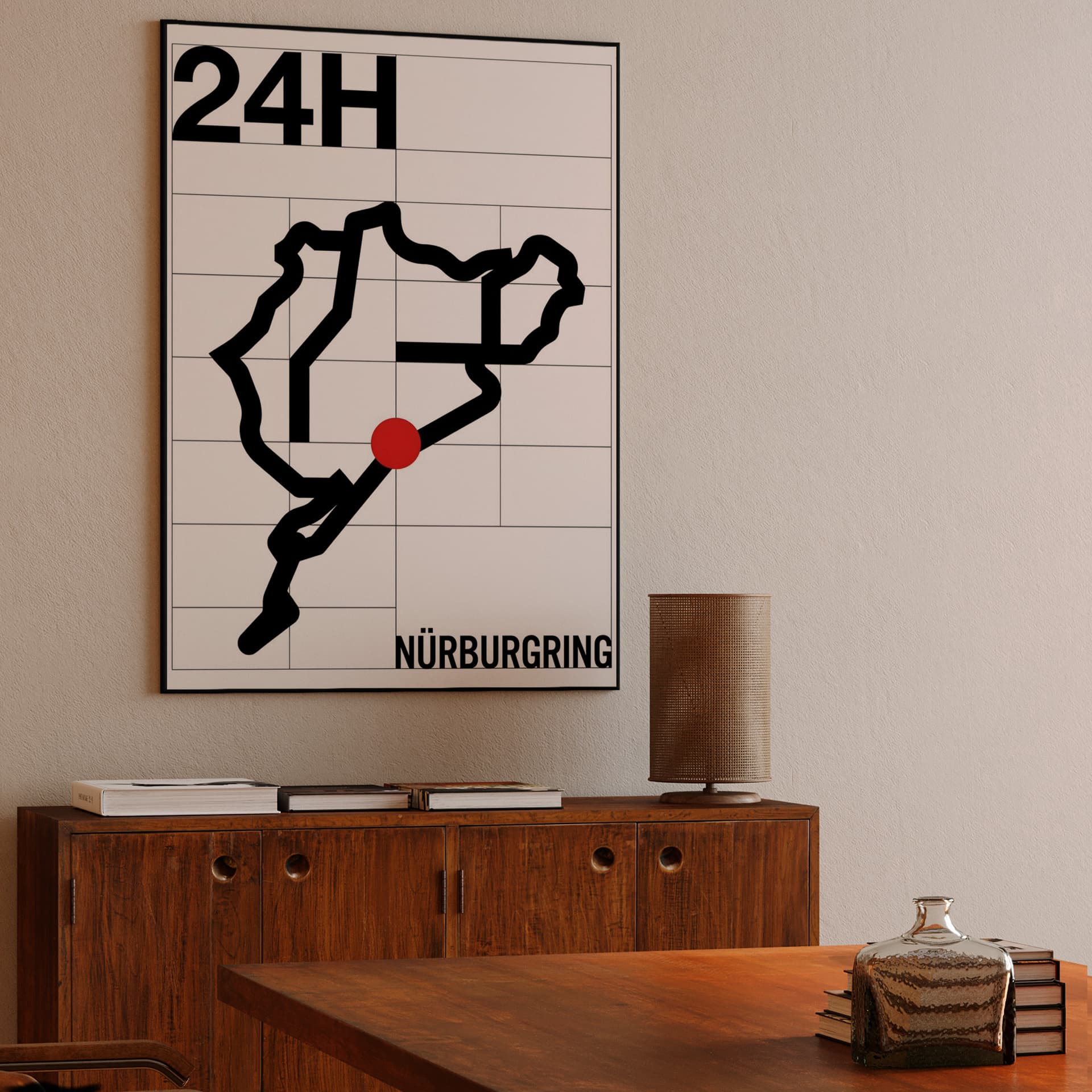 Nürburgring 24H Minimalist Circuit Map